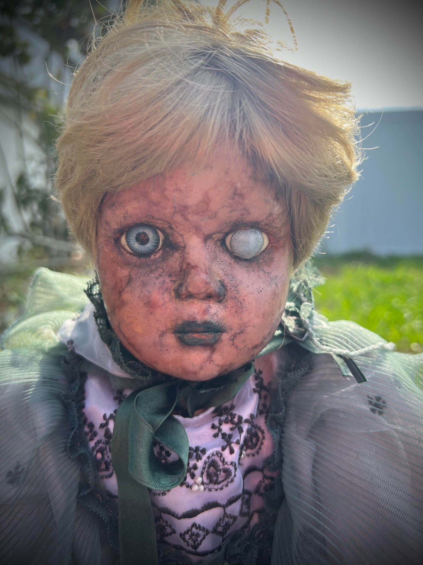 Meet Miss Hazel Harper 20" Vintage Haunted Soft Body w/Porcelain Head Doll Haunted Spirt Scary Poltergeist Witch Spooky Hand Painted