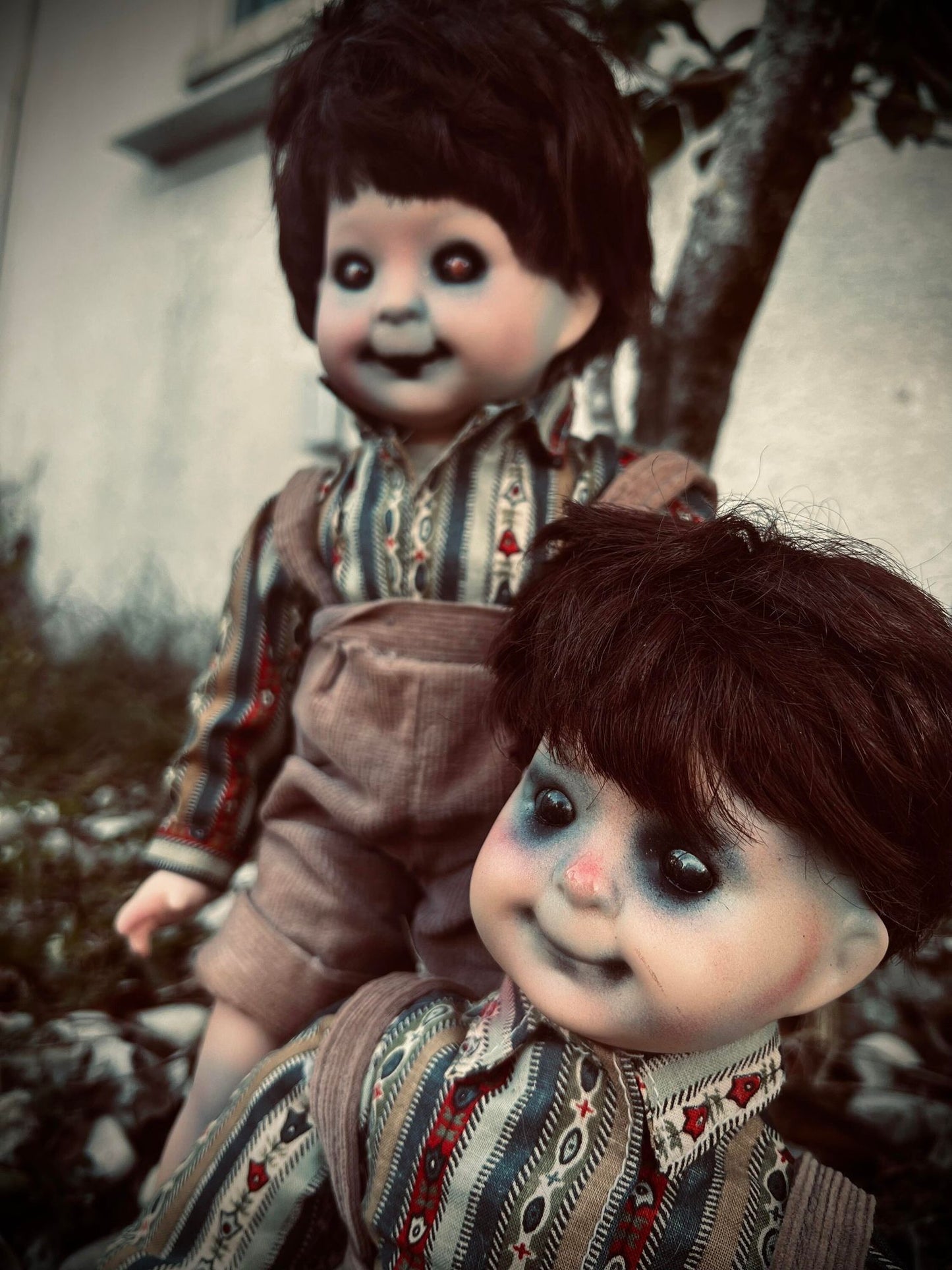 Meet Ryan & Robin 15" Twin Spirit Porcelain Baby Doll Haunted Vessels Infected Scary Spooky Zombie Possessed Gothic Positive Energy Haunt