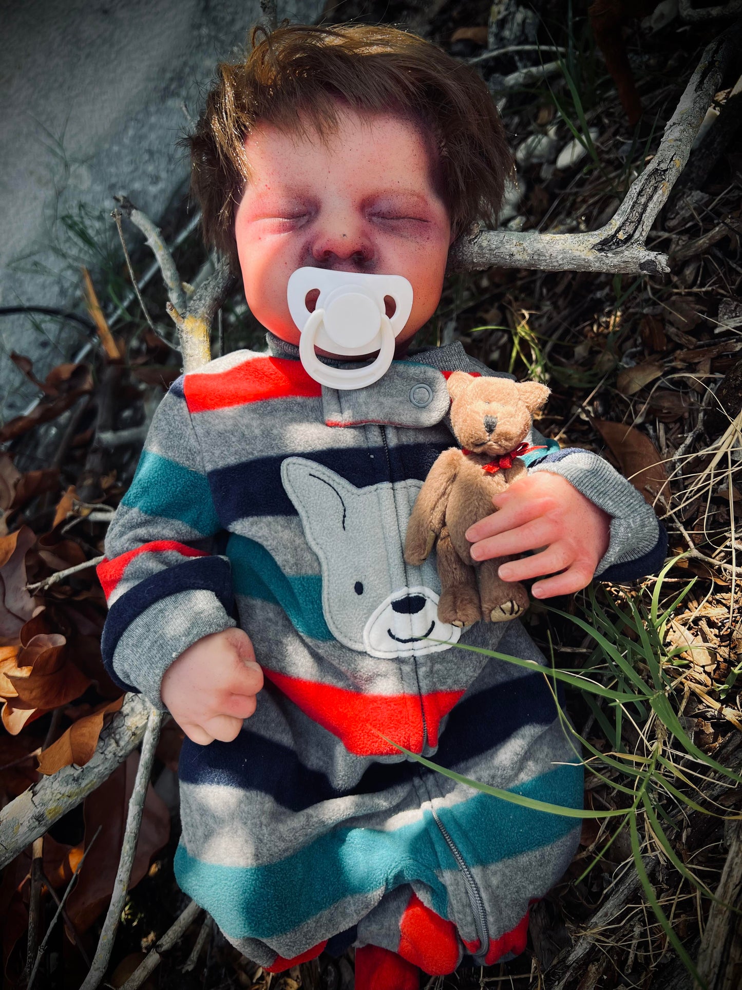 Meet Levi 18" Baby Full Body Silicone Reborn Haunted Spirt Infected Zombie Doll Scary Poltergeist Halloween Spooky Hand Painted Gift Idea's