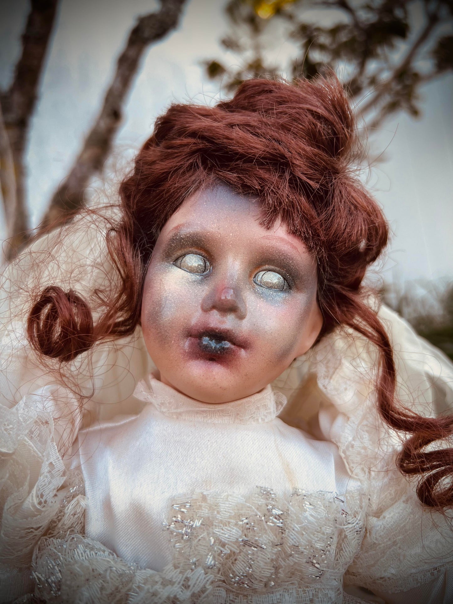 Meet Eleanor 18" Doll Porcelain Deadly Undead Bride Witchy Creepy Haunted Spirit Infected Scary Poltergeist Spooky Zombie Possessed Gothic