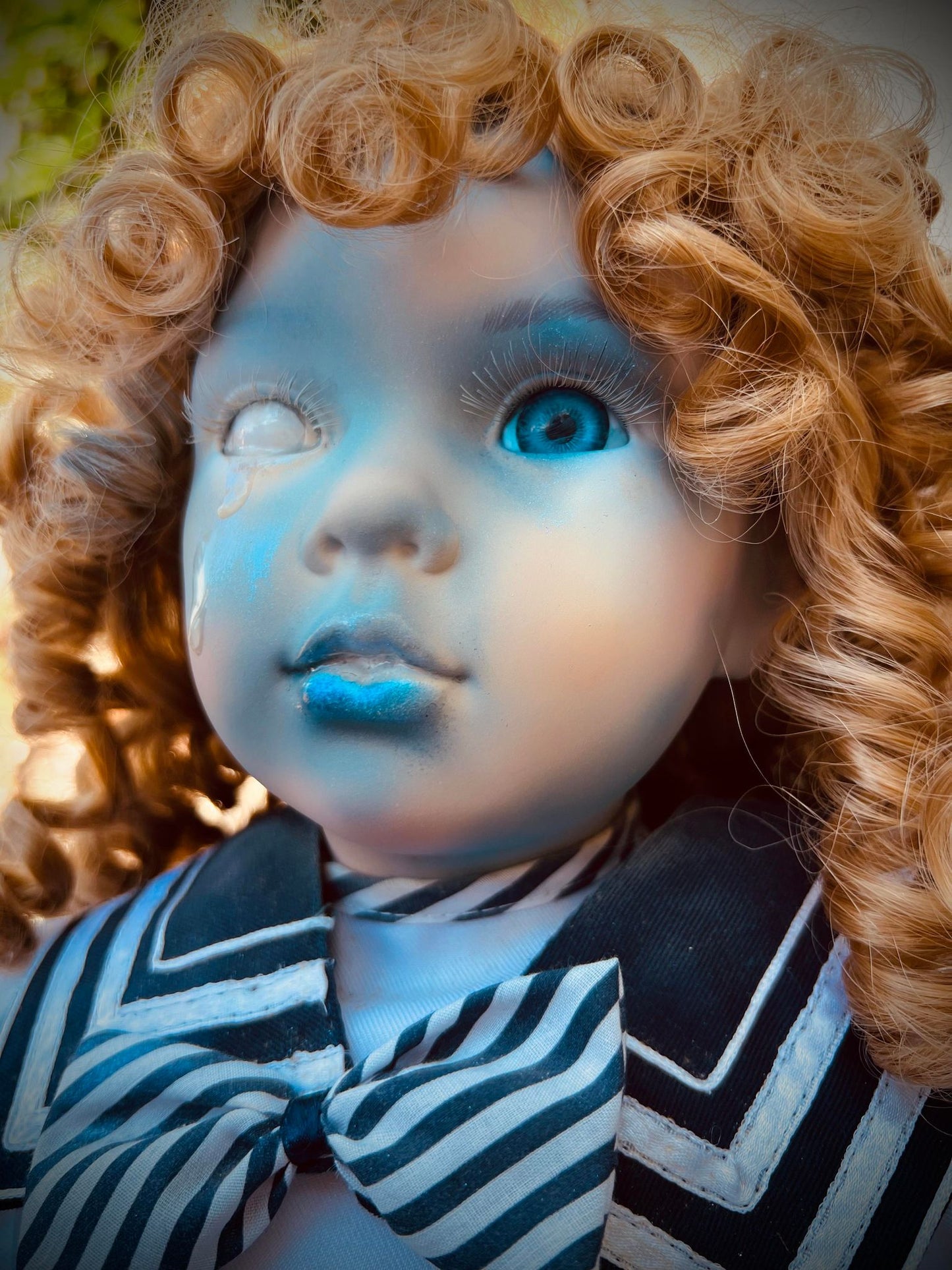 Meet Morgan 27" Baby Frozen Cold Possessed Haunted Spirt Infected Zombie Doll Scary Poltergeist Halloween Spooky Hand Painted Gift Idea