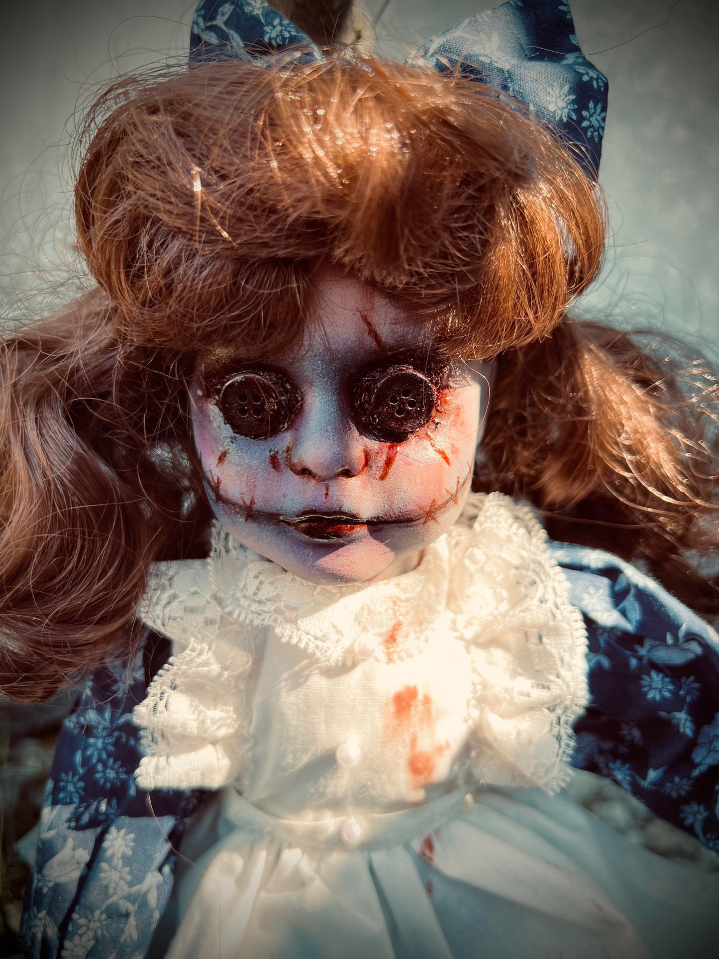 Meet Margaret 15" Vintage Baby Porcelain Creepy Witchy Haunted Spirit Infected Zombie Doll Scary Poltergeist Halloween Spooky Hand Painted