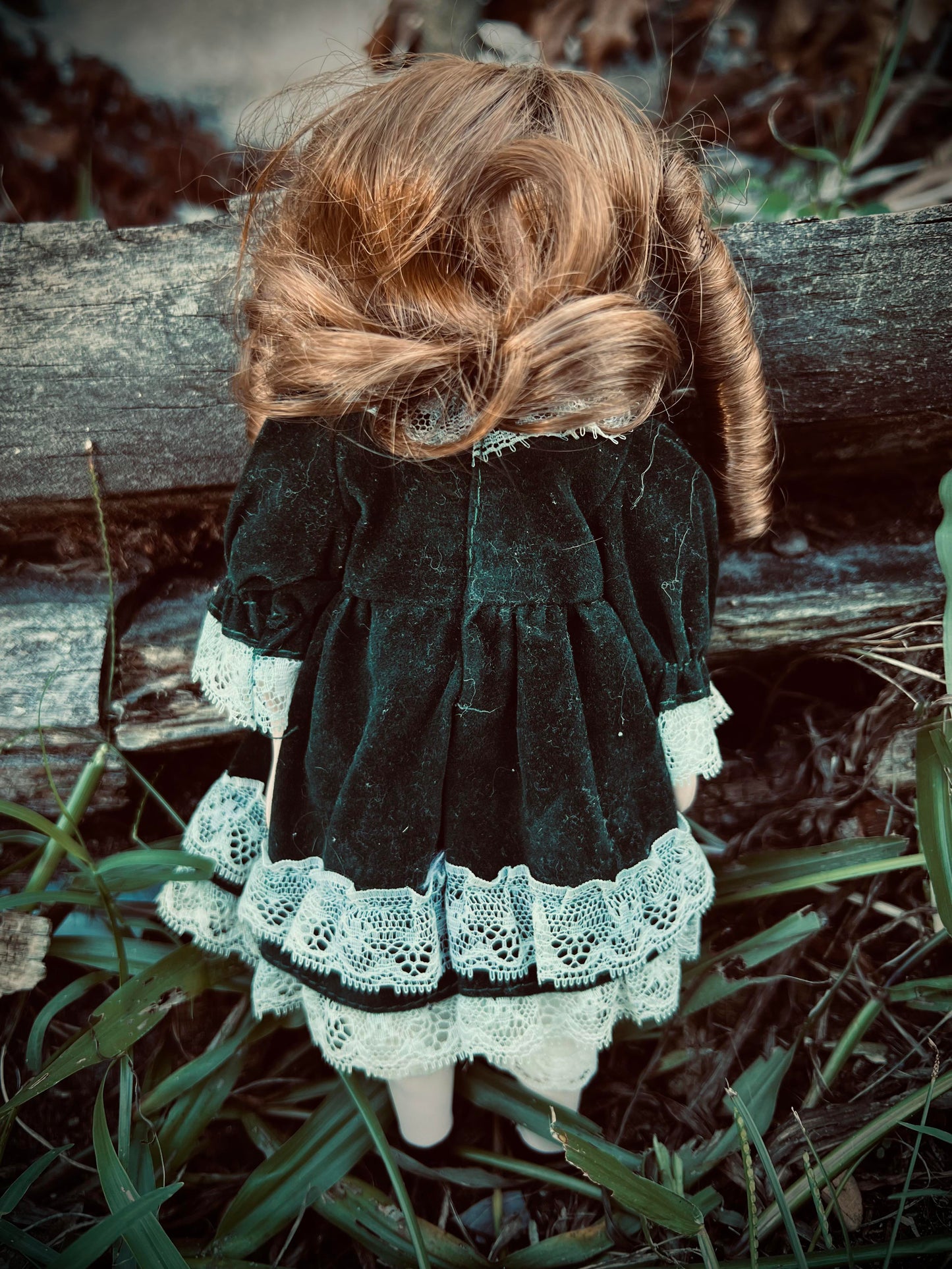 Meet Mildred 8" Mini Haunt Doll Porcelain Creepy Haunted Spirit Infected Scary Poltergeist Spooky Zombie Possessed Gothic Positive Energy