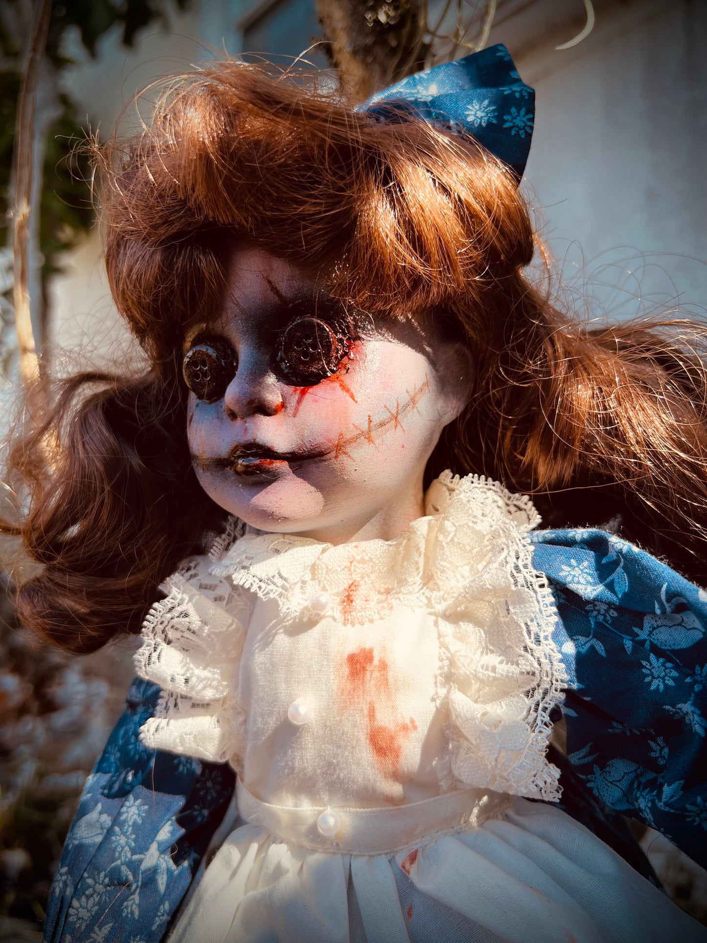 Meet Margaret 15" Vintage Baby Porcelain Creepy Witchy Haunted Spirit Infected Zombie Doll Scary Poltergeist Halloween Spooky Hand Painted