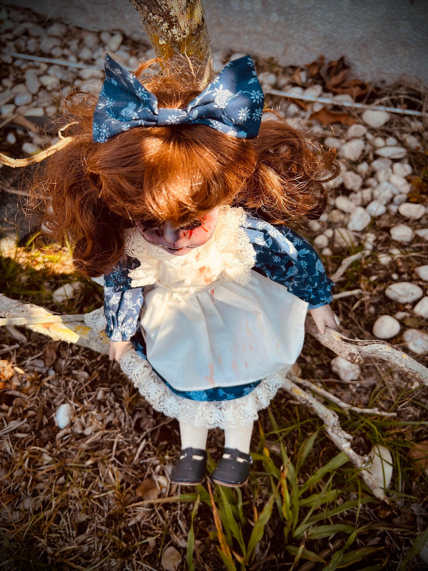 Meet Margaret 15" Vintage Baby Porcelain Creepy Witchy Haunted Spirit Infected Zombie Doll Scary Poltergeist Halloween Spooky Hand Painted