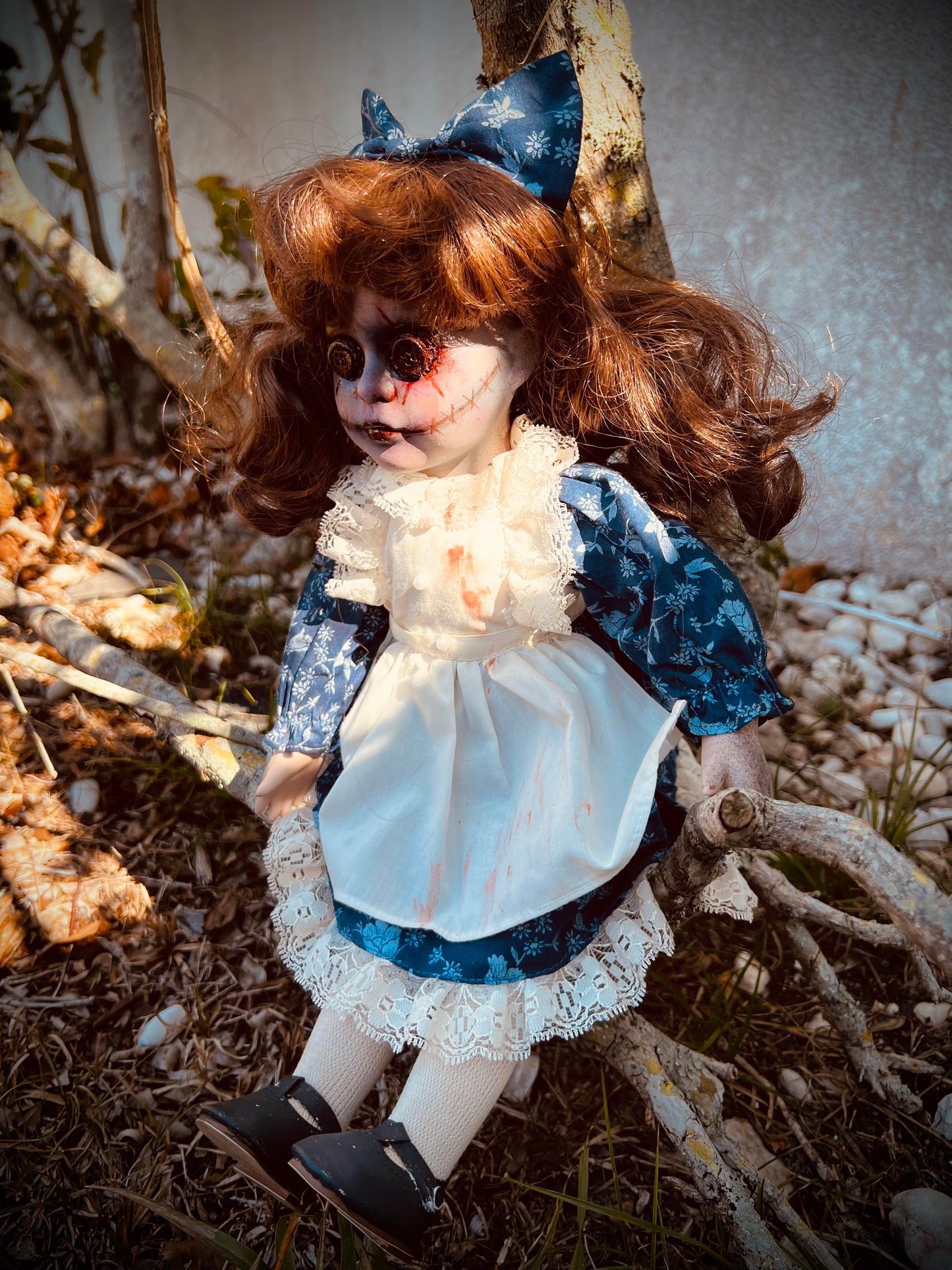 Meet Margaret 15" Vintage Baby Porcelain Creepy Witchy Haunted Spirit Infected Zombie Doll Scary Poltergeist Halloween Spooky Hand Painted