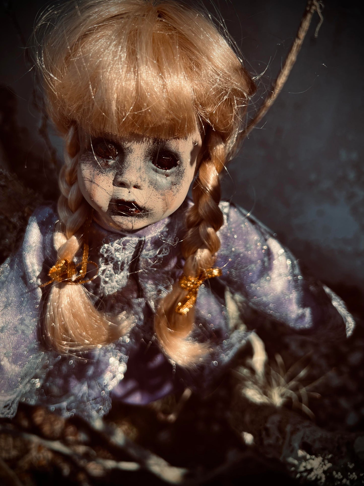 Meet Wendy 12" Vintage Baby Porcelain Creepy Haunted Spirit Infected Zombie Doll Scary Poltergeist Halloween Spooky Hand Painted