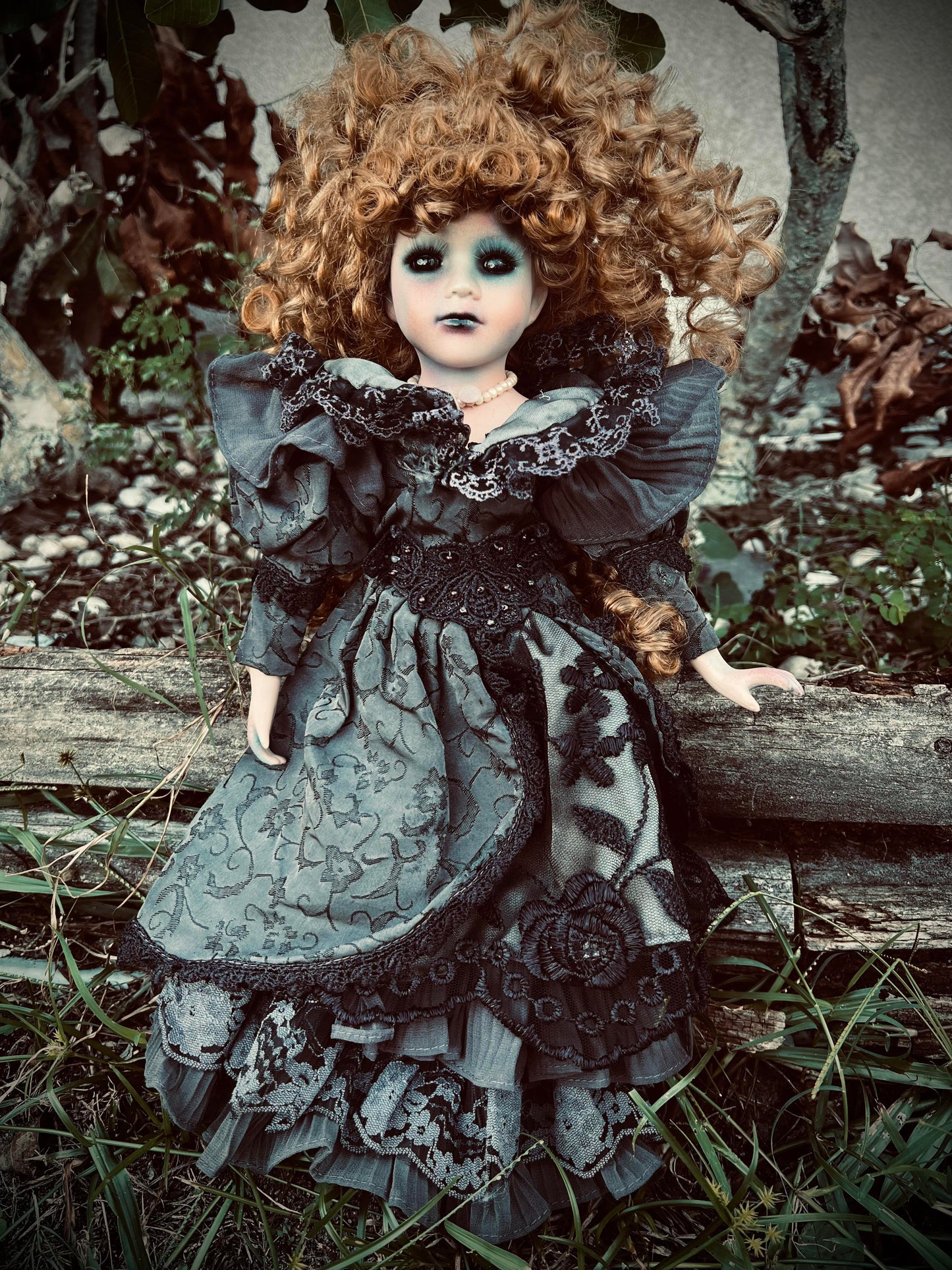 Meet Norma 16" Doll Porcelain Witchy Creepy Haunted Spirit Infected Scary Poltergeist Spooky Zombie Possessed Fall Gothic Positive Energy