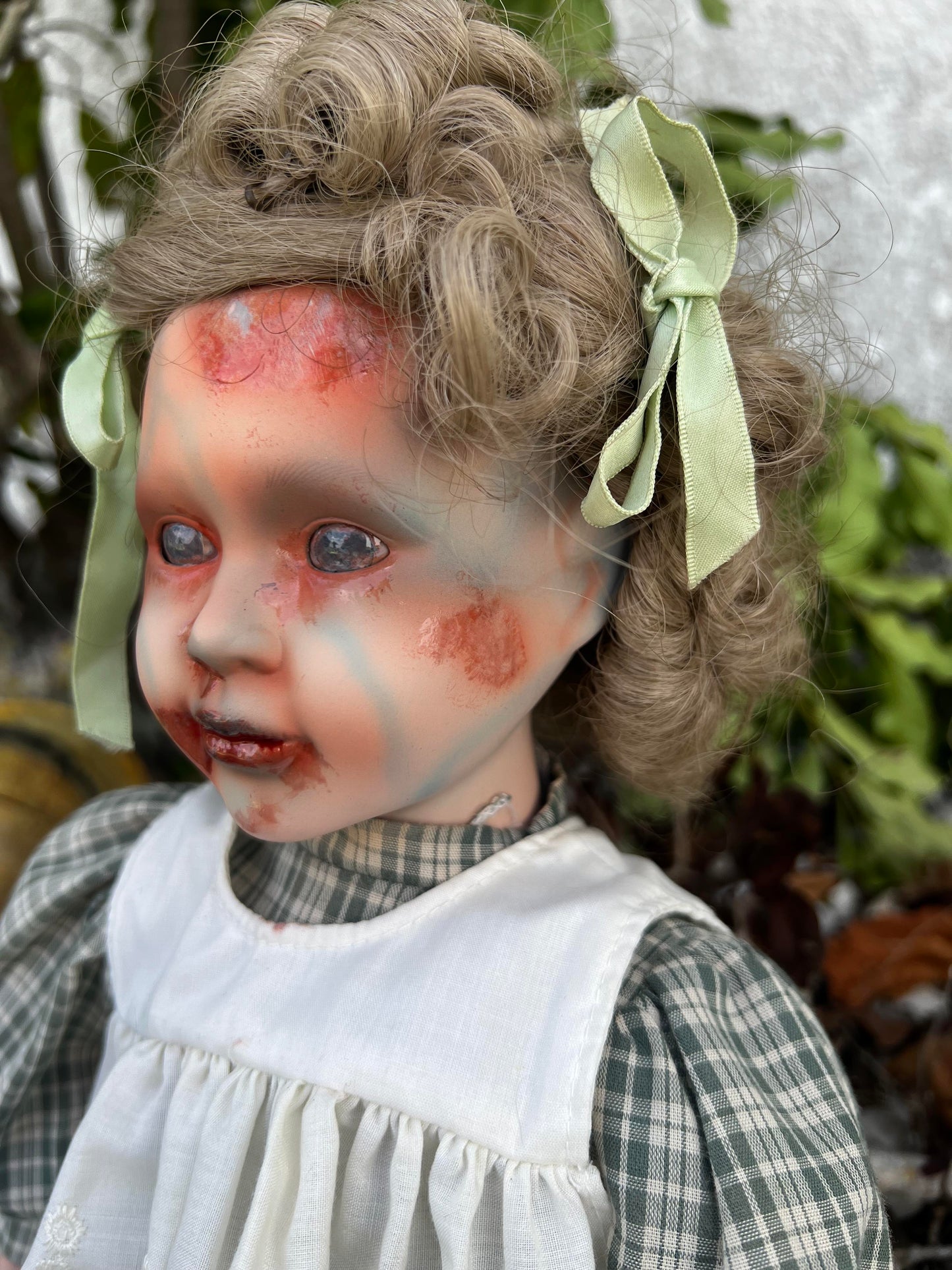 Meet Jane 20" Vintage Baby Porcelain witchy Creepy Haunted Spirit Infected Zombie Doll Scary Poltergeist Halloween Spooky Hand Painted