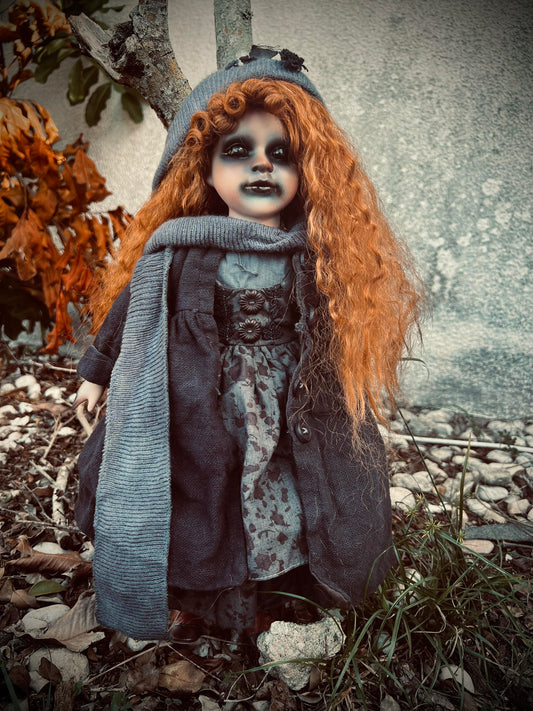 Meet Christina 16" Doll Porcelain Witchy Creepy Haunted Spirit Infected Spider Web Scary Poltergeist Spooky Wicca Possessed Halloween Fall