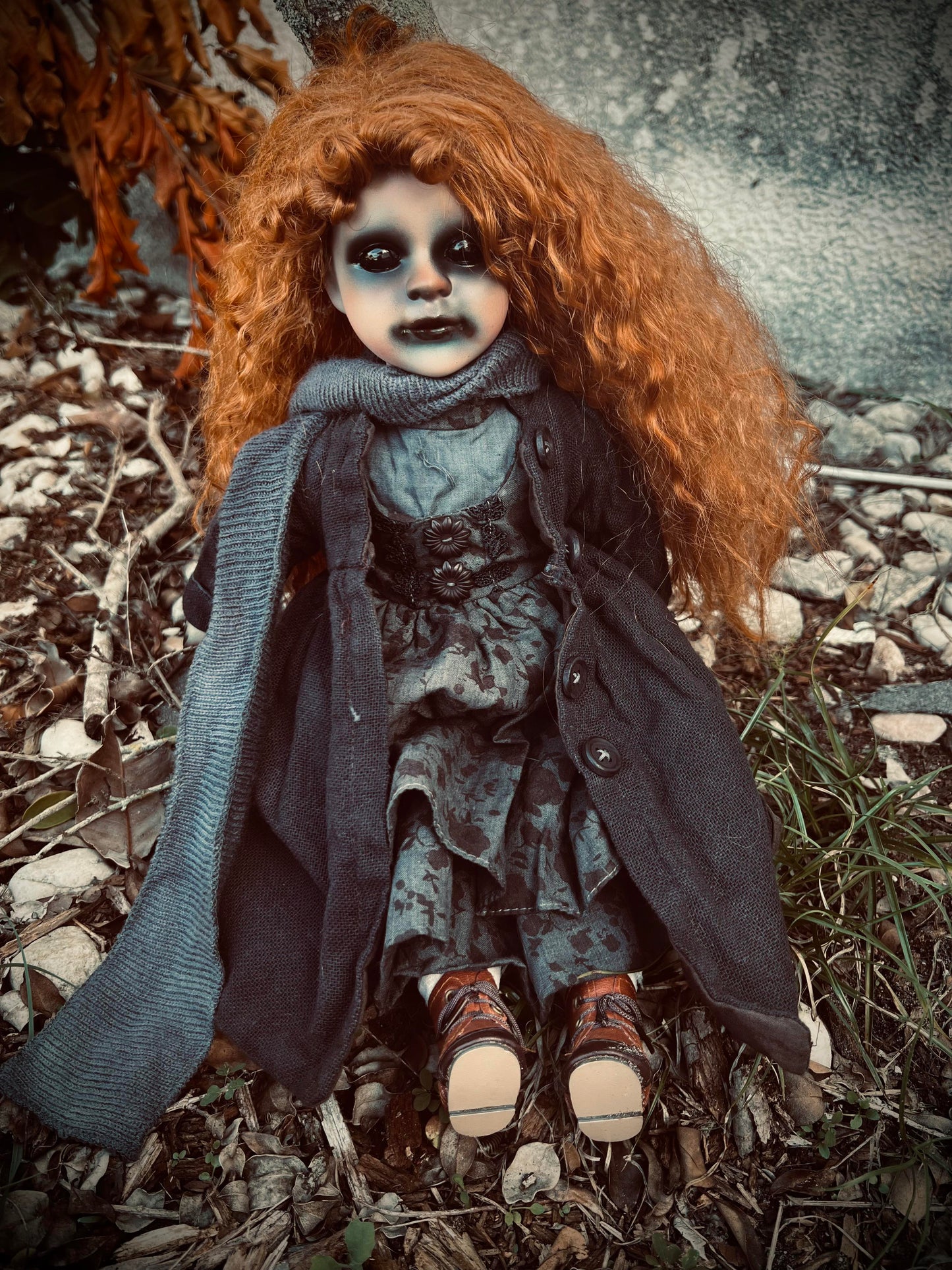 Meet Christina 16" Doll Porcelain Witchy Creepy Haunted Spirit Infected Spider Web Scary Poltergeist Spooky Wicca Possessed Halloween Fall