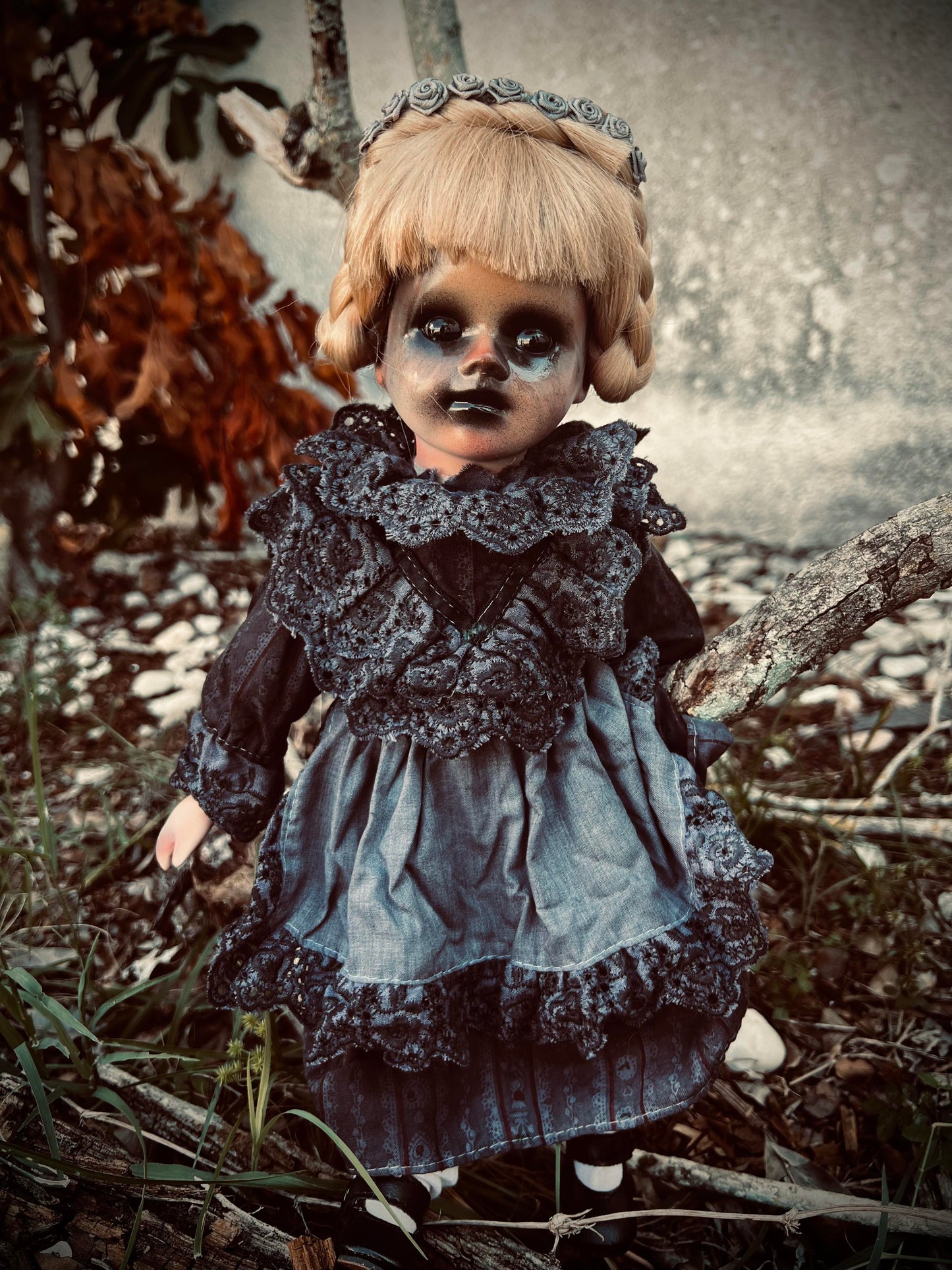 Meet Ellison 15" Doll Porcelain Witchy Creepy Haunted Spirit Infected Scary Poltergeist Spooky Wicca Possessed Halloween Fall Gothic Gore