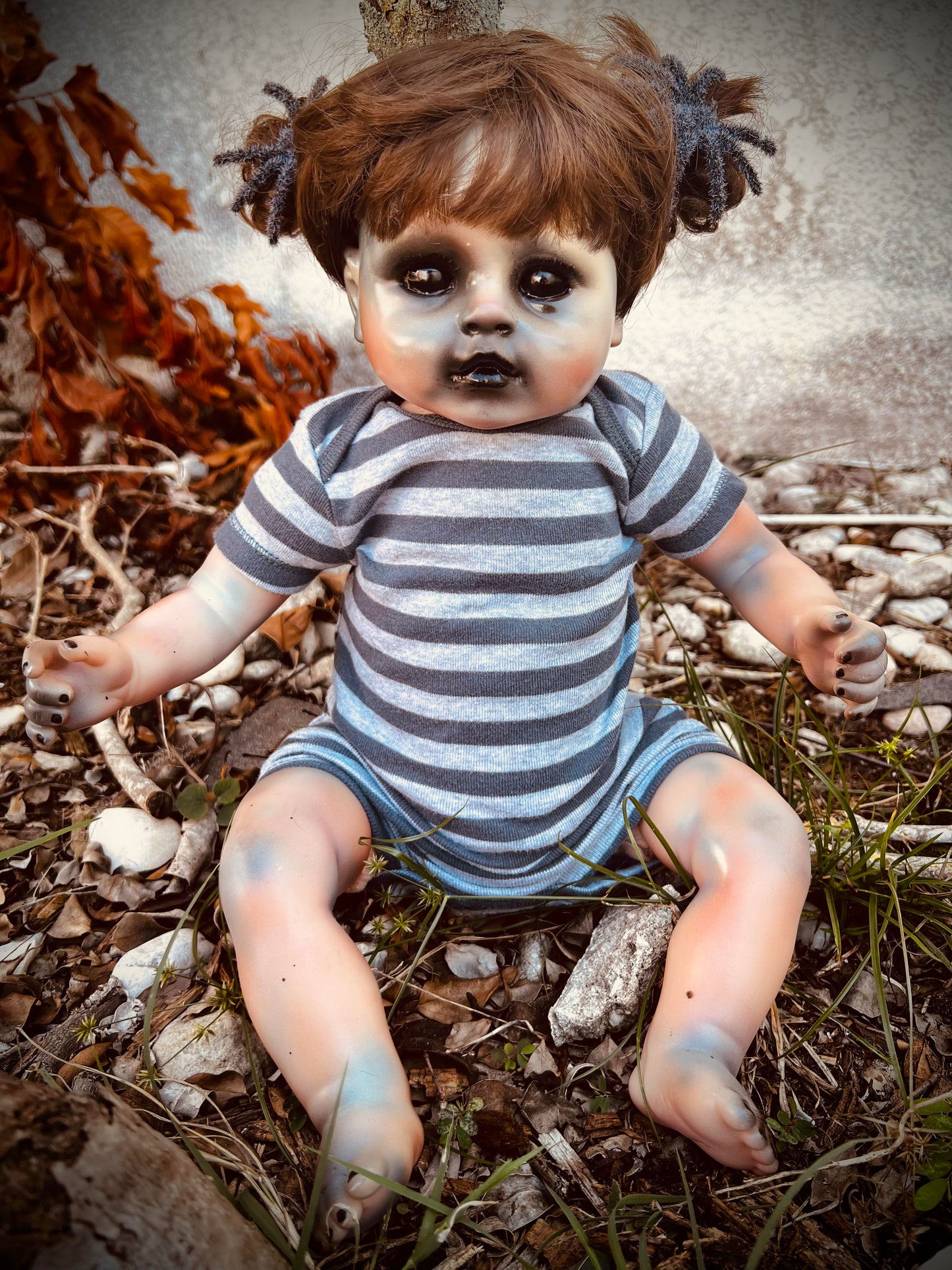 Meet Millie 20" Baby Doll Vinyl Silicone Reborn Witchy Creepy Haunted Spirit Infected Scary Poltergeist Spooky Wicca Possessed Fall Gothic