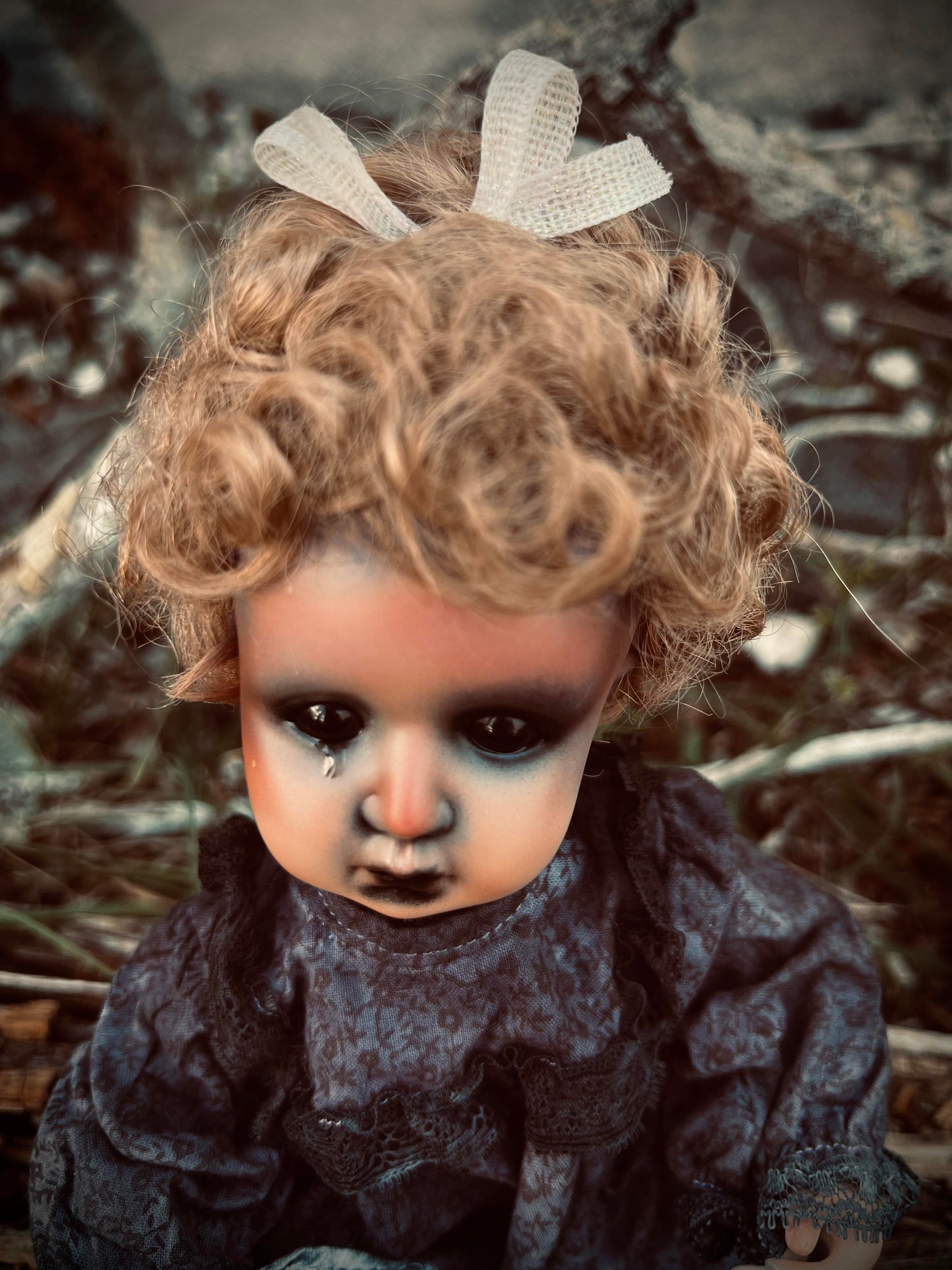 Meet Baby Jamie 8" Doll Porcelain Witchy Creepy Haunted Spirit Infected Scary Poltergeist Spooky Wicca Possessed Halloween Fall Gothic