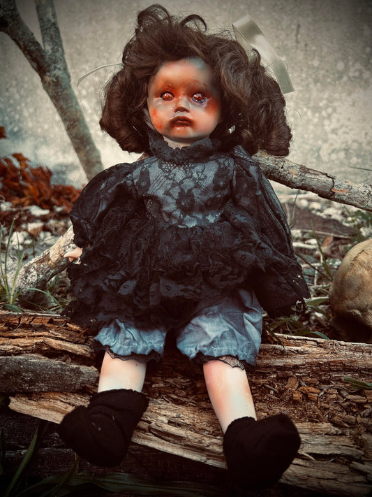 Meet Eden 14" Doll Porcelain Witchy Creepy Haunted Spirit Infected Scary Poltergeist Spooky Wicca Possessed Halloween Fall Gothic