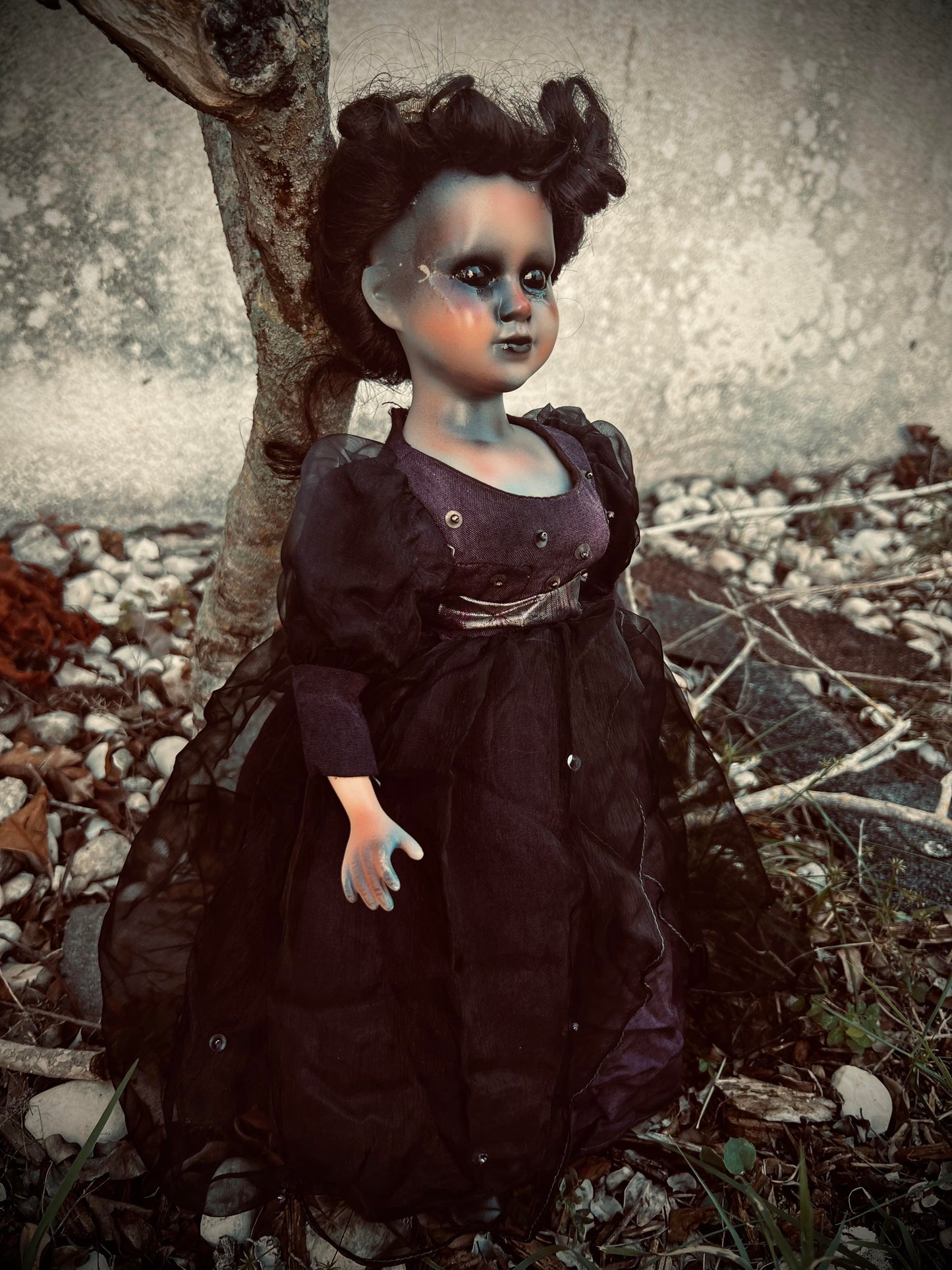 Meet Nyx 16" Doll Porcelain Witchy Creepy Haunted Spirit Infected Scary Poltergeist Spooky Wicca Possessed Halloween Fall Gothic