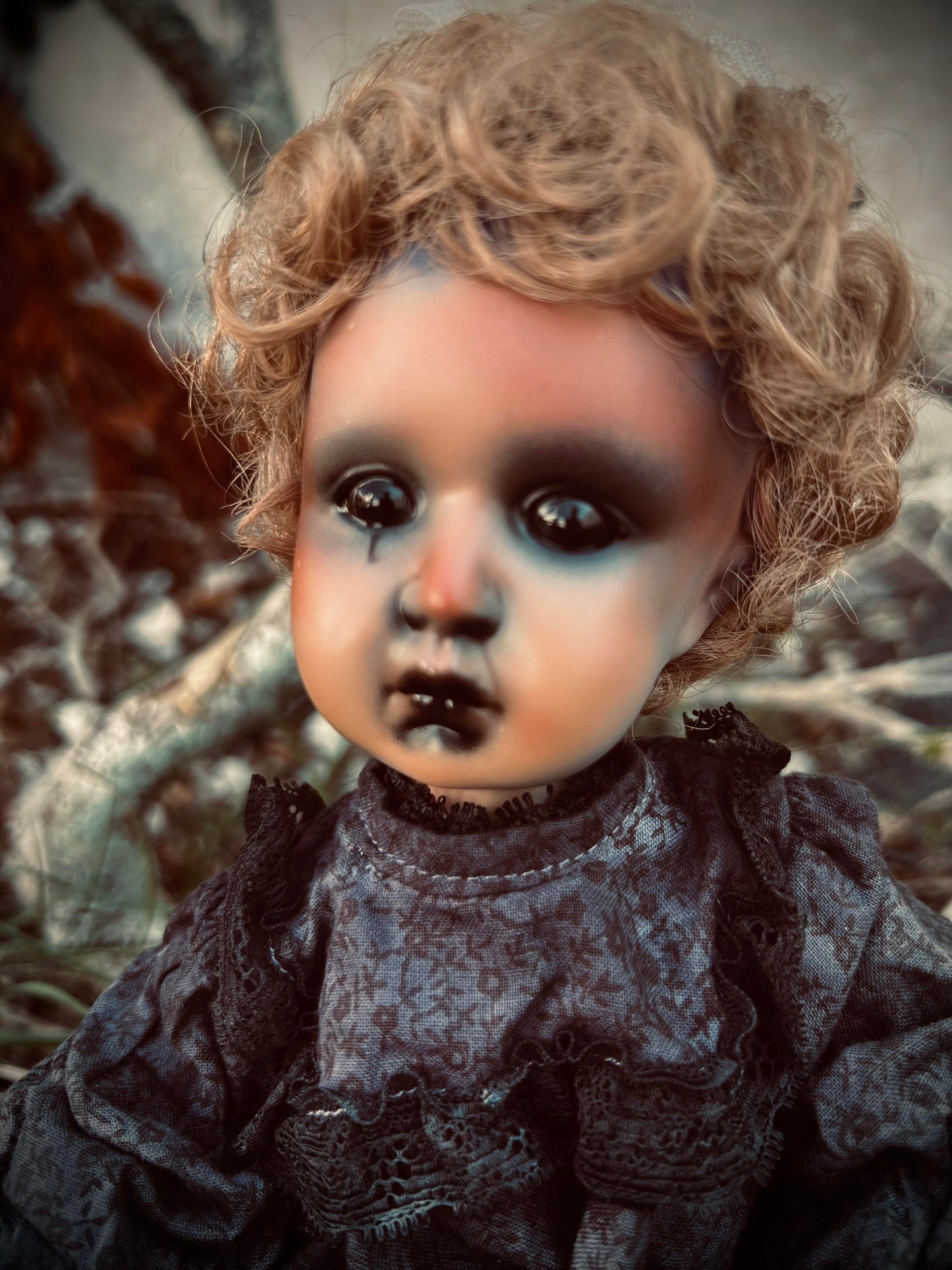 Meet Baby Jamie 8" Doll Porcelain Witchy Creepy Haunted Spirit Infected Scary Poltergeist Spooky Wicca Possessed Halloween Fall Gothic