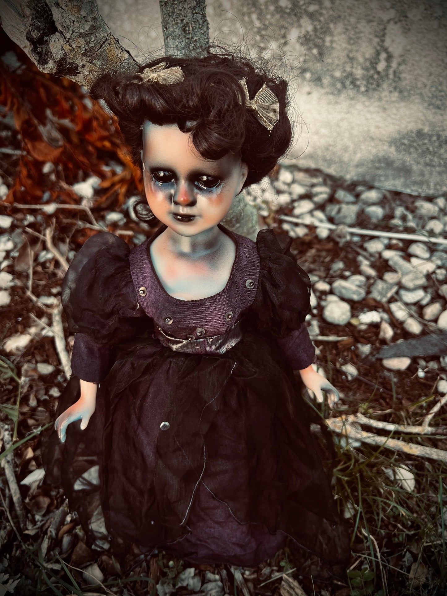 Meet Nyx 16" Doll Porcelain Witchy Creepy Haunted Spirit Infected Scary Poltergeist Spooky Wicca Possessed Halloween Fall Gothic