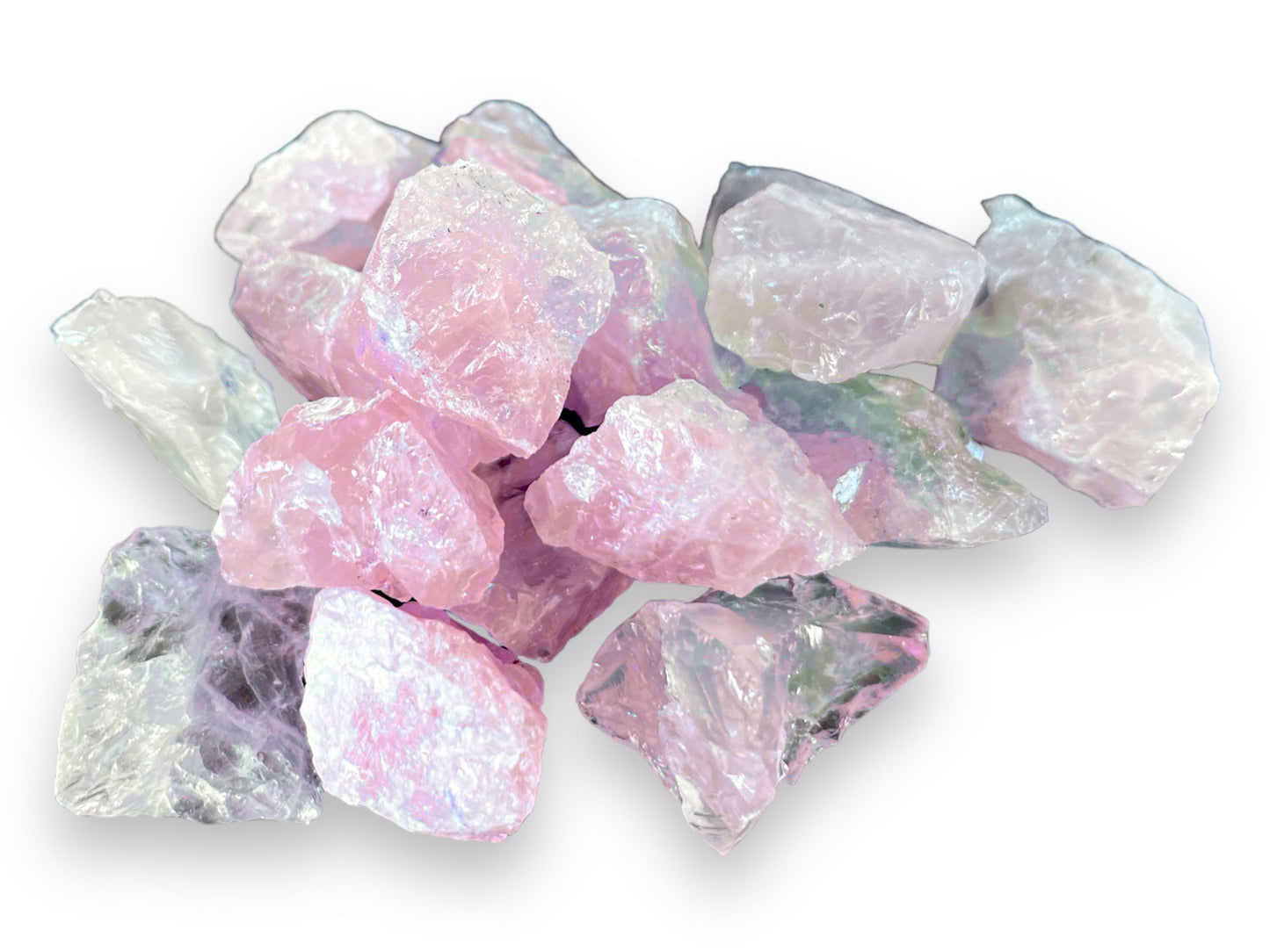 Rose Quartz Rough Natural Stones 5 oz Healing Love & Harmony Psychic Powers Charka Crafting Rose Chunks