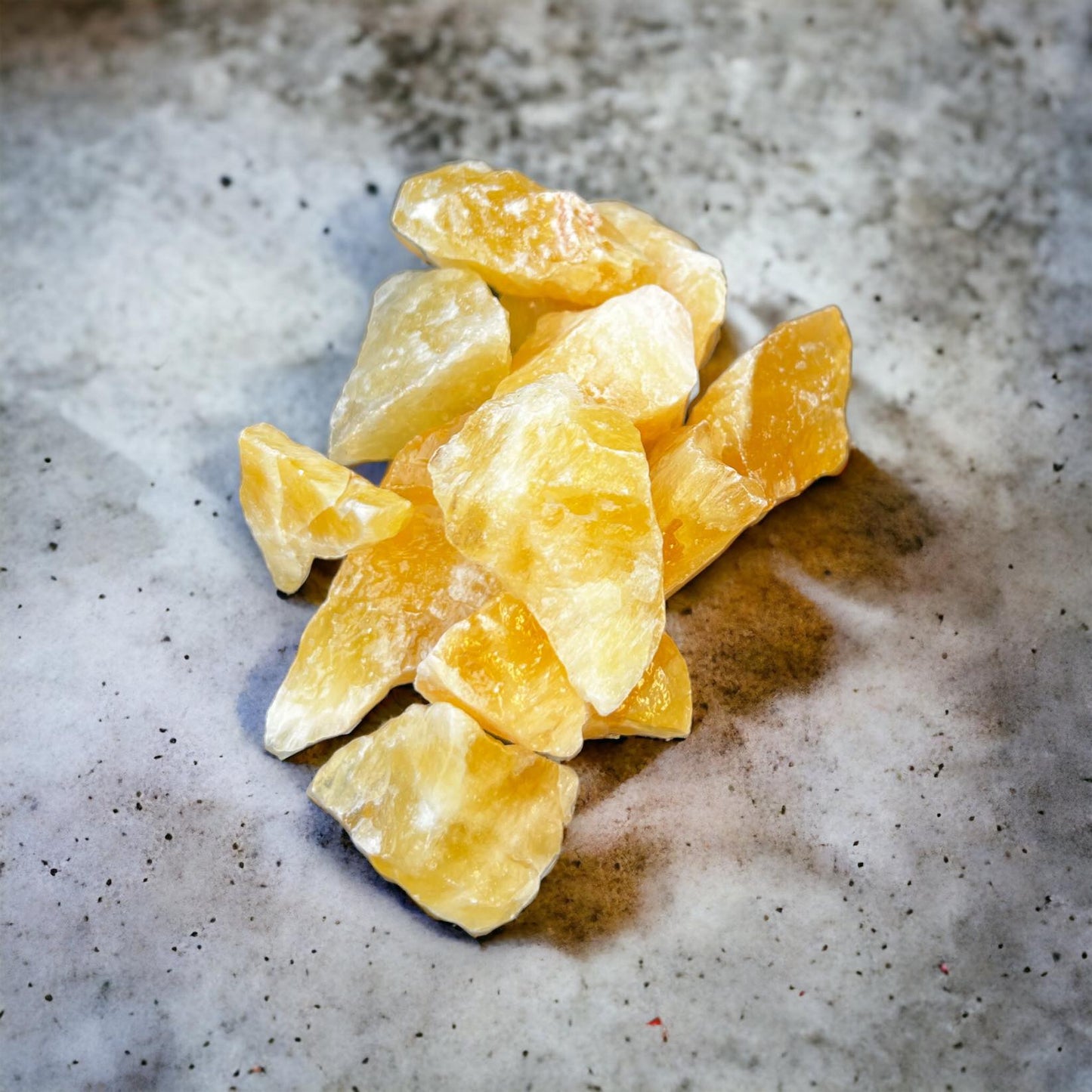 Orange Calcite Rough Natural Stones 5 oz Healing Powers Charka Gems Cleansing Crafting Jewelry