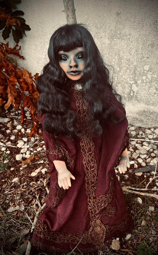 Meet Ophelia 28" Doll Porcelain Witchy Creepy Haunted Spirit Infected Scary Poltergeist Spooky Wicca Possessed Fall Gothic Positive Energy