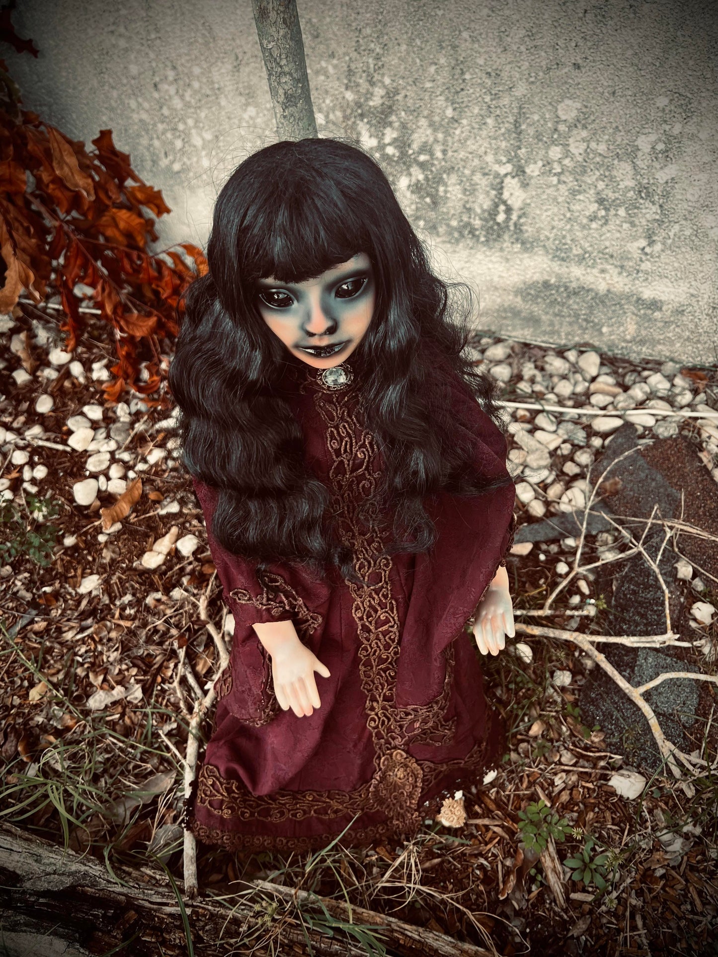 Meet Ophelia 28" Doll Porcelain Witchy Creepy Haunted Spirit Infected Scary Poltergeist Spooky Wicca Possessed Fall Gothic Positive Energy