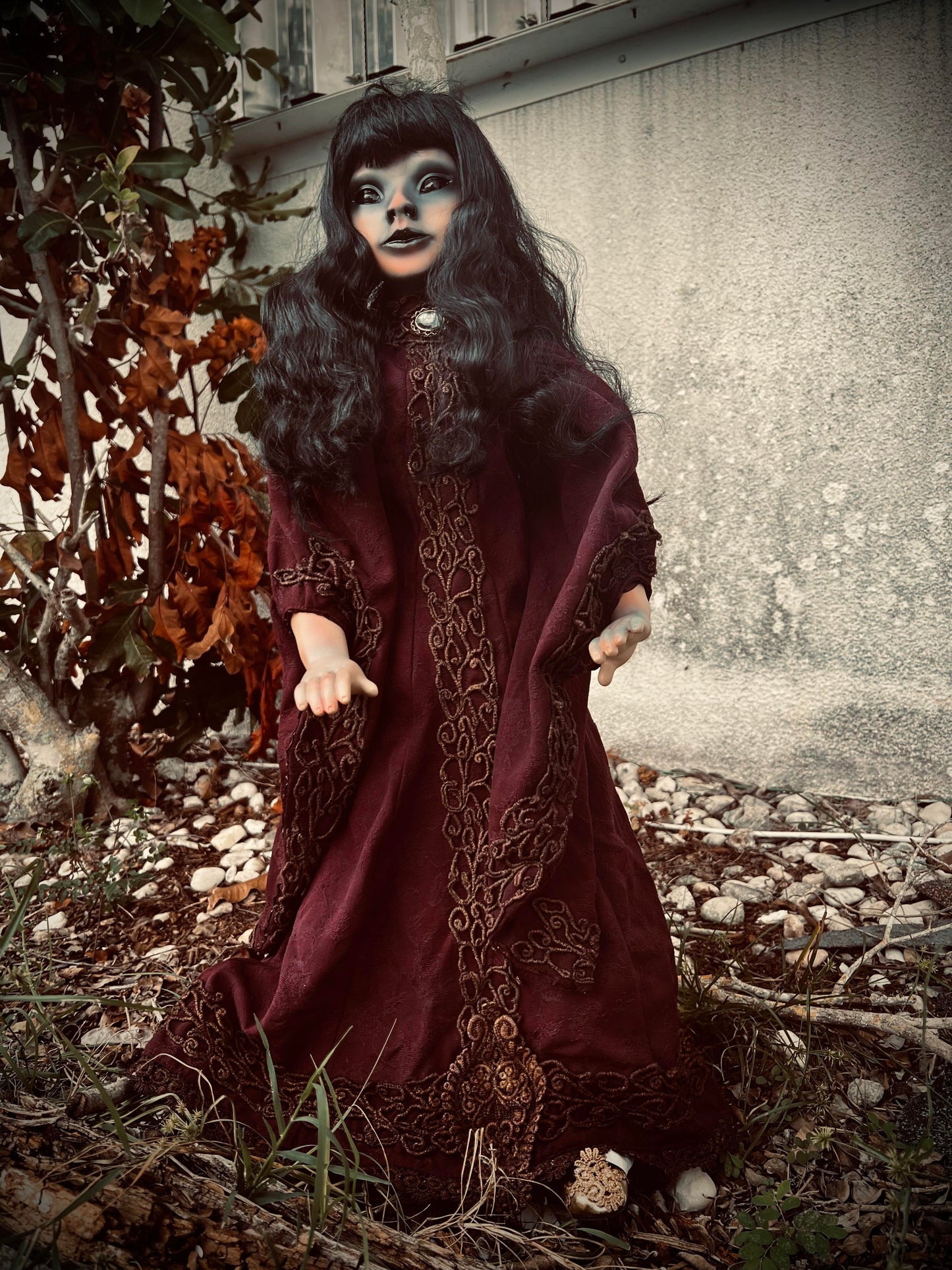 Meet Ophelia 28" Doll Porcelain Witchy Creepy Haunted Spirit Infected Scary Poltergeist Spooky Wicca Possessed Fall Gothic Positive Energy