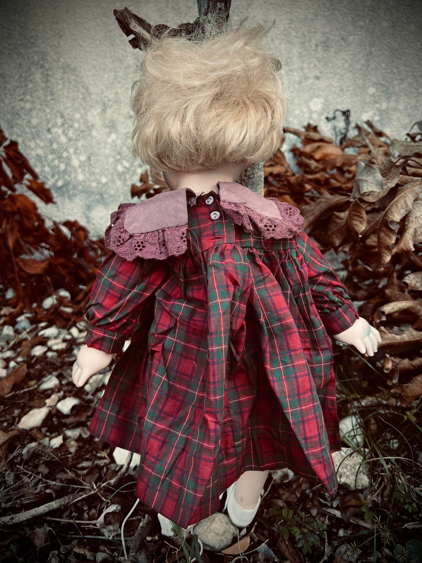 Meet Alex 17" Doll Porcelain Witchy Creepy Haunted Spirit Infected Scary Poltergeist Spooky Wicca Possessed Fall Gothic Positive Energy