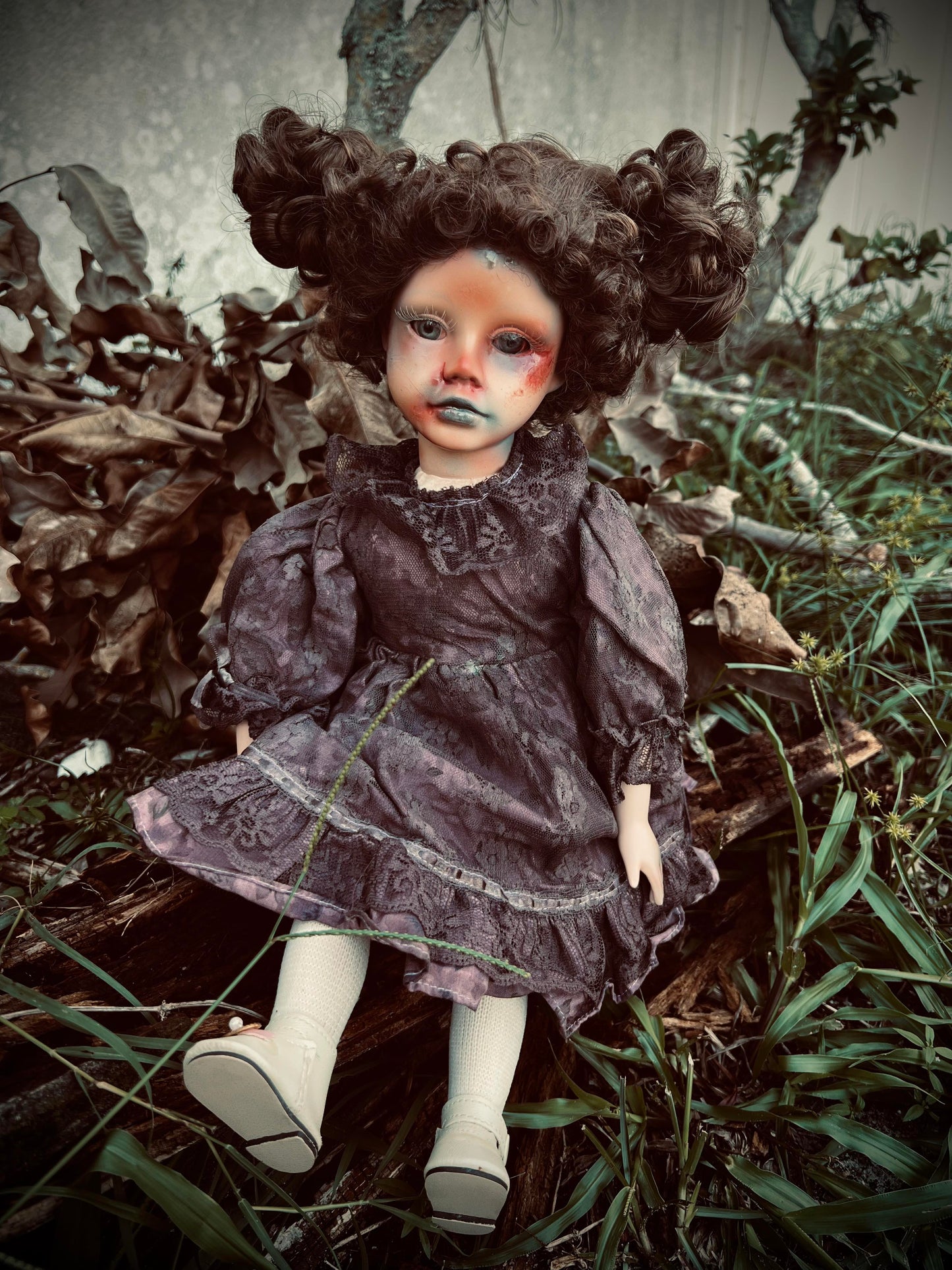 Meet Crystal 18" Doll Porcelain Witchy Creepy Haunted Spirit Infected Scary Poltergeist Spooky Wicca Possessed Fall Gothic Positive Energy