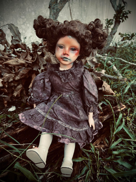 Meet Crystal 18" Doll Porcelain Witchy Creepy Haunted Spirit Infected Scary Poltergeist Spooky Wicca Possessed Fall Gothic Positive Energy