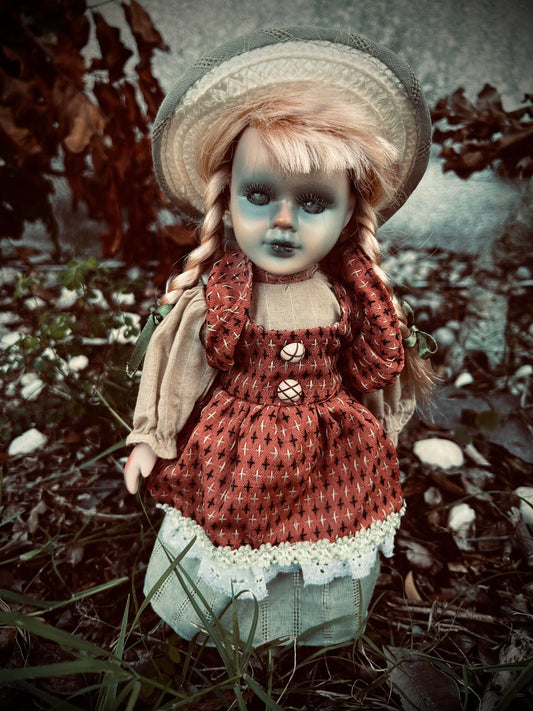 Meet Mary 12" Doll Porcelain Witchy Creepy Haunted Spirit Infected Scary Poltergeist Spooky Wicca Possessed Fall Gothic Positive Energy