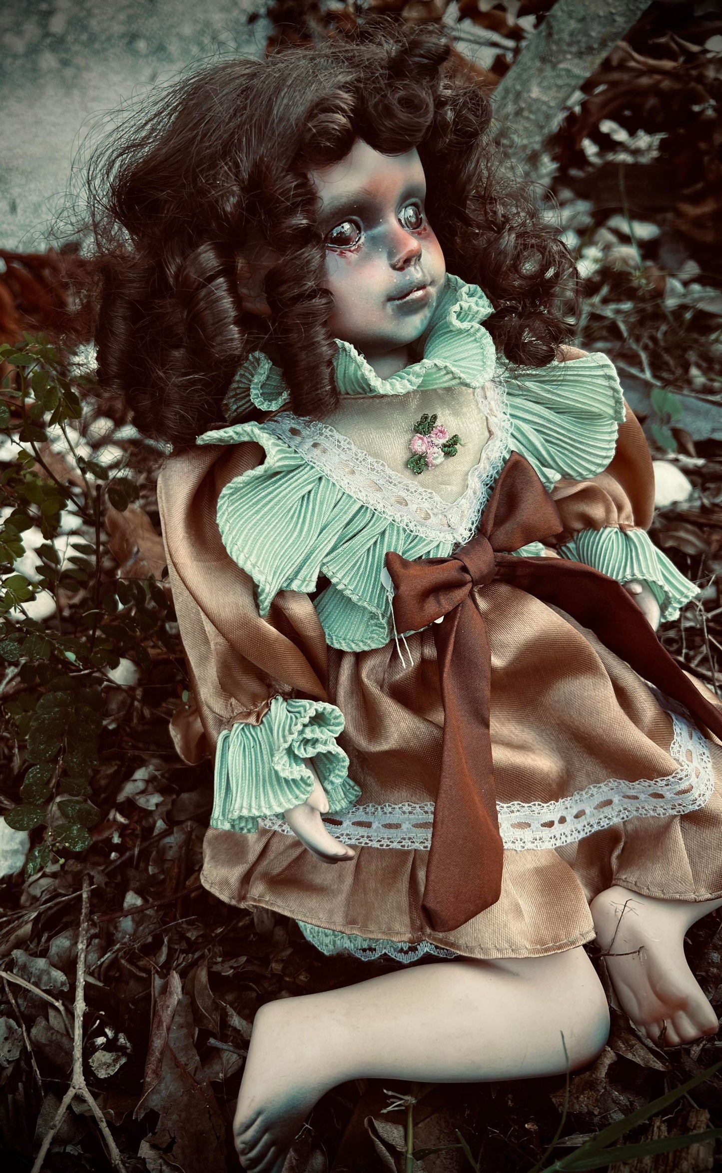 Meet Isabelle 13" Doll Porcelain Witchy Creepy Haunted Spirit Infected Scary Poltergeist Spooky Wicca Possessed Fall Gothic Positive Energy