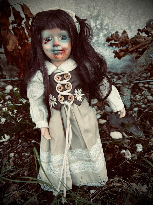 Meet Parker 16" Doll Porcelain Witchy Creepy Haunted Spirit Infected Scary Poltergeist Spooky Wicca Possessed Fall Gothic Positive Energy