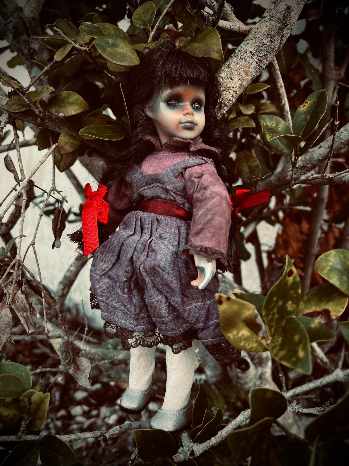 Meet Charlie 11" Doll Porcelain Witchy Creepy Haunted Spirit Infected Scary Poltergeist Spooky Wicca Possessed Fall Gothic Positive Energy