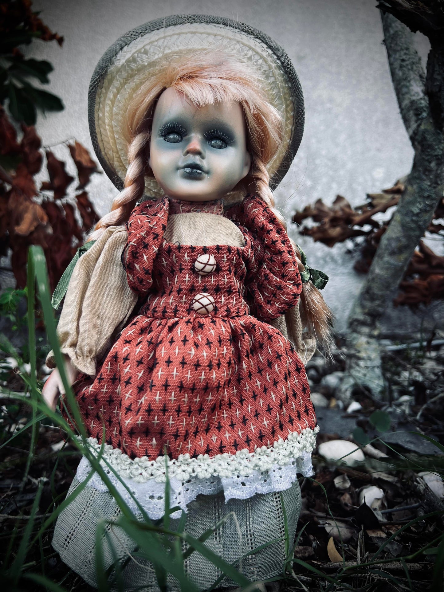 Meet Mary 12" Doll Porcelain Witchy Creepy Haunted Spirit Infected Scary Poltergeist Spooky Wicca Possessed Fall Gothic Positive Energy