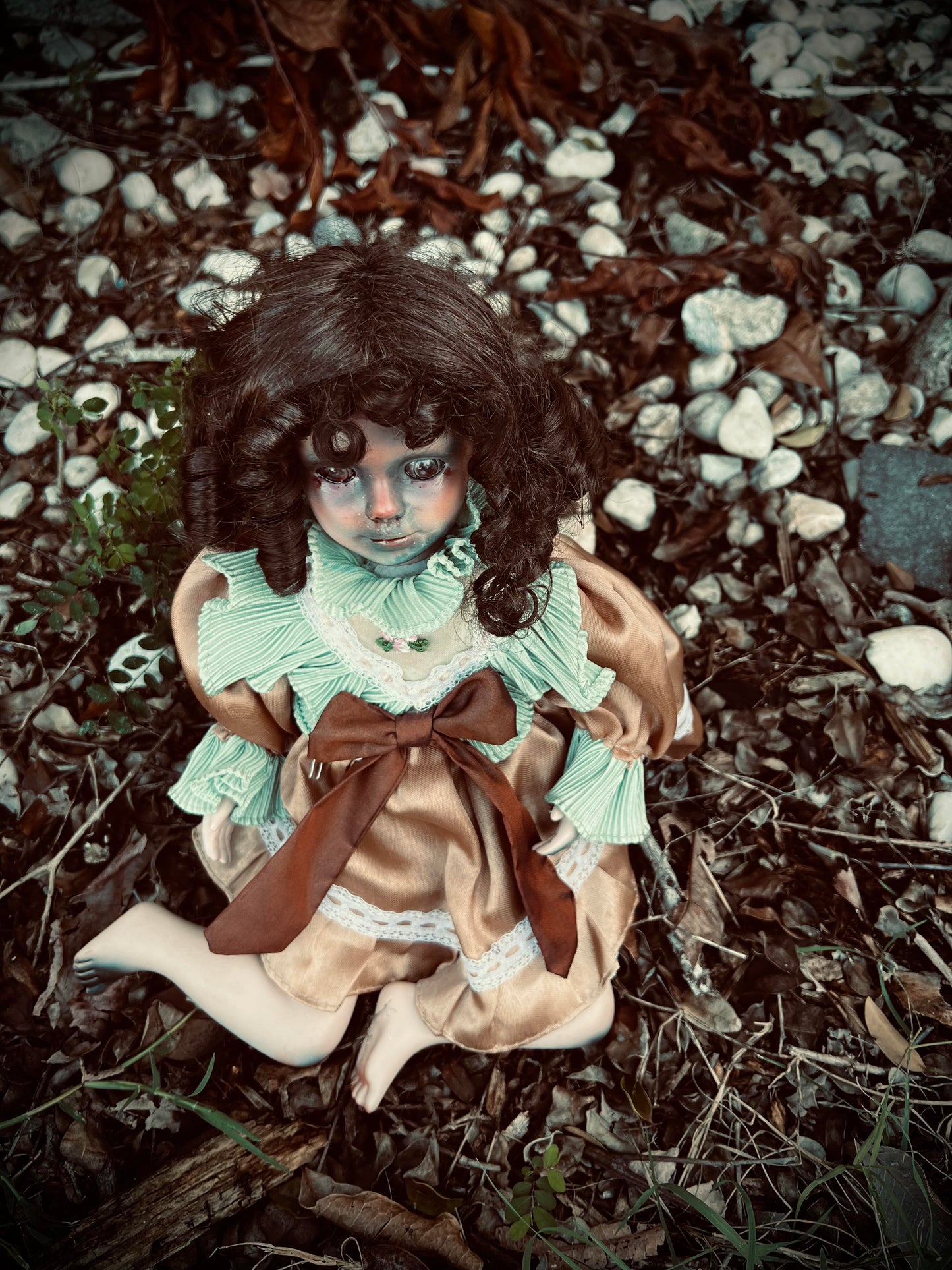 Meet Isabelle 13" Doll Porcelain Witchy Creepy Haunted Spirit Infected Scary Poltergeist Spooky Wicca Possessed Fall Gothic Positive Energy