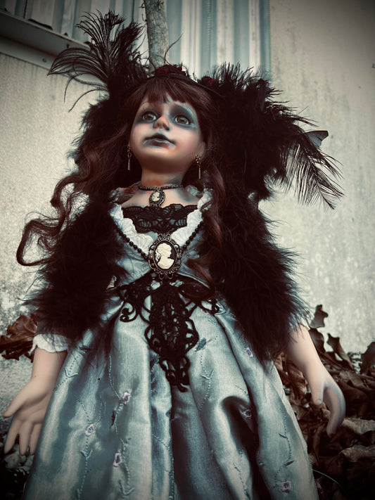 Meet Grace 24" Doll Porcelain Witchy Creepy Haunted Spirit Infected Scary Poltergeist Spooky Wicca Possessed Fall Gothic Positive Energy