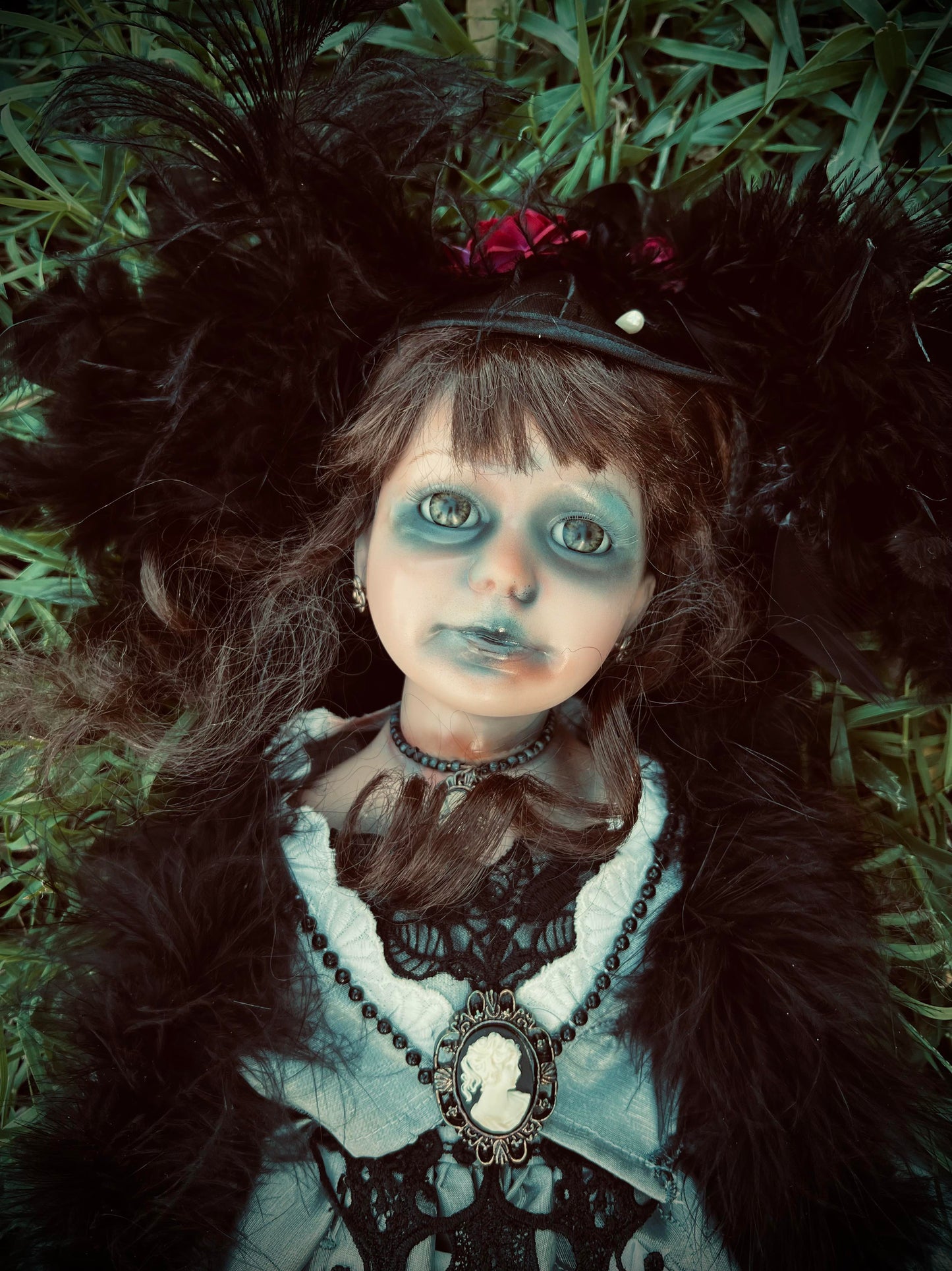 Meet Grace 24" Doll Porcelain Witchy Creepy Haunted Spirit Infected Scary Poltergeist Spooky Wicca Possessed Fall Gothic Positive Energy