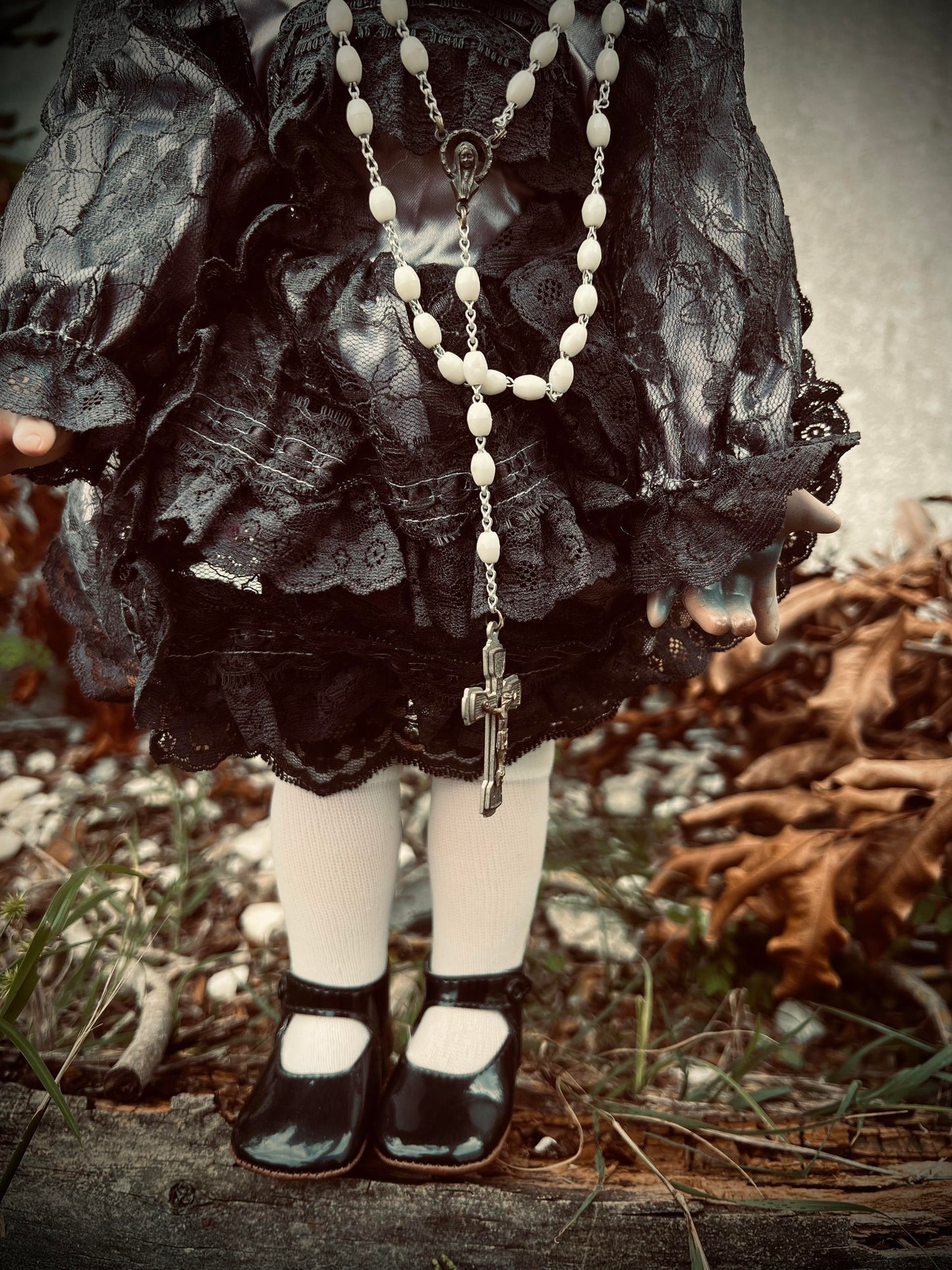 Meet Maire 17" Doll Porcelain Witchy Creepy Haunted Spirit Infected Scary Poltergeist Spooky Wicca Possessed Fall Gothic Positive Energy