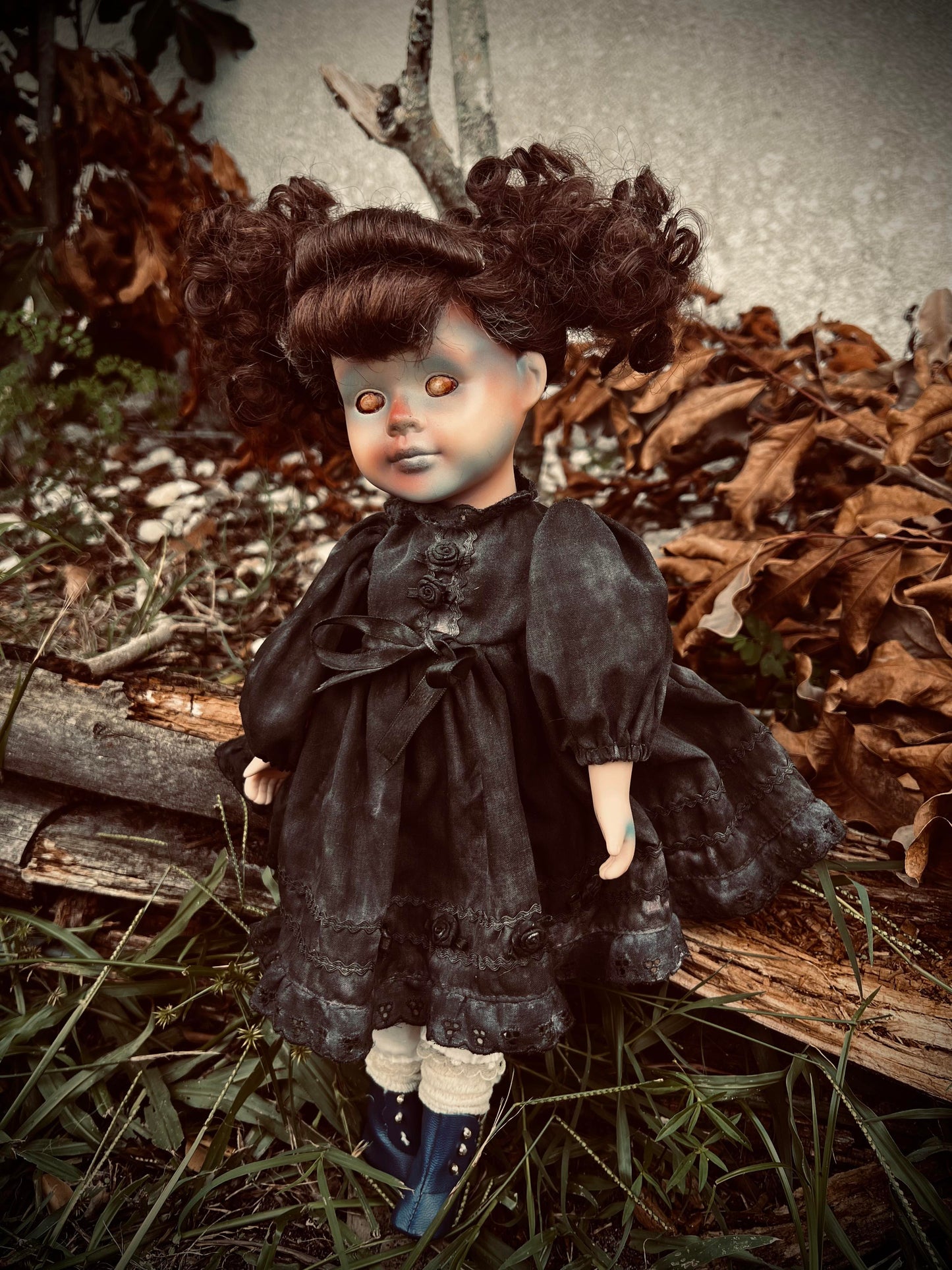 Meet Drew 15" Doll Porcelain Witchy Creepy Haunted Spirit Infected Scary Poltergeist Spooky Wicca Possessed Fall Gothic Positive Energy