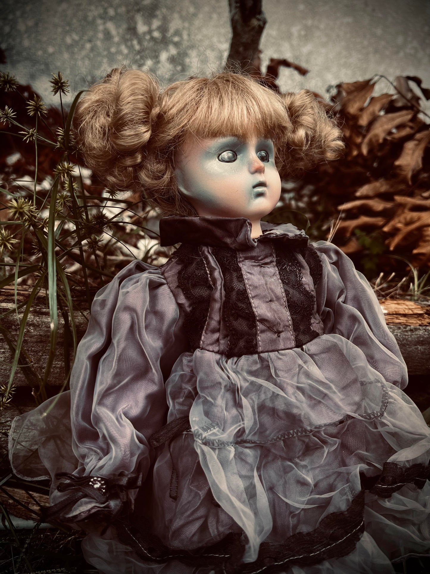 Meet Jan 14" Doll Porcelain Witchy Creepy Haunted Spirit Infected Scary Poltergeist Spooky Wicca Possessed Fall Gothic Positive Energy