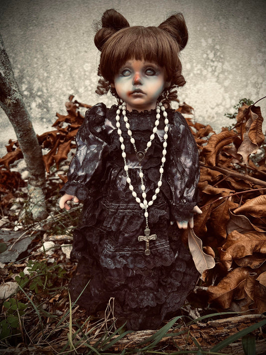 Meet Maire 17" Doll Porcelain Witchy Creepy Haunted Spirit Infected Scary Poltergeist Spooky Wicca Possessed Fall Gothic Positive Energy