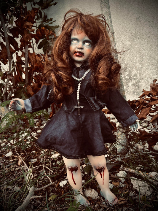 Meet Alex 20" Doll Porcelain Witchy Creepy Haunted Spirit Infected Scary Poltergeist Spooky Wicca Possessed Fall Gothic Positive Energy