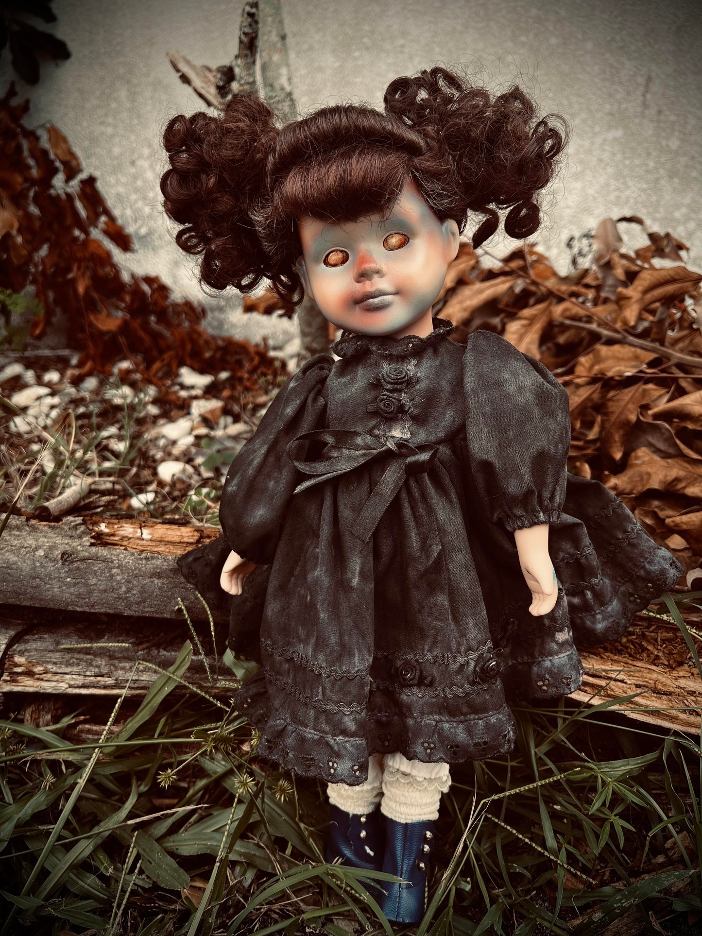 Meet Drew 15" Doll Porcelain Witchy Creepy Haunted Spirit Infected Scary Poltergeist Spooky Wicca Possessed Fall Gothic Positive Energy