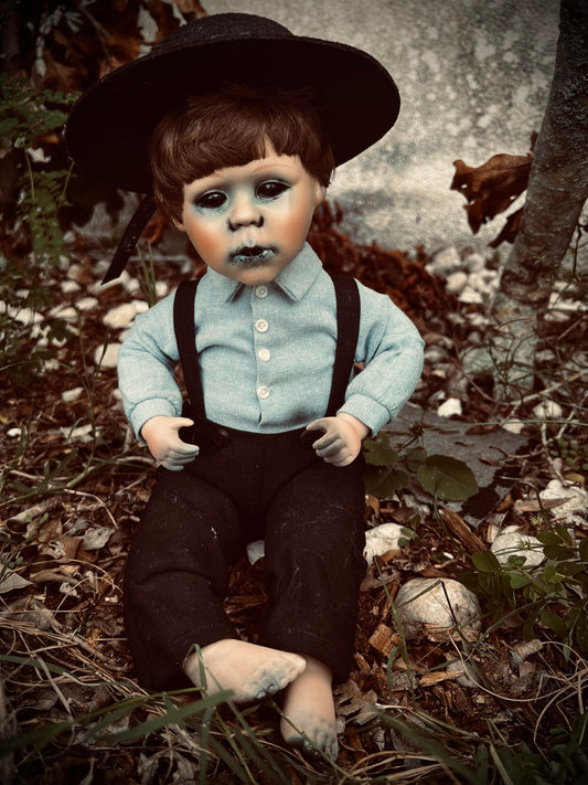 Meet Otis 10" Doll Boy Porcelain Witchy Creepy Haunted Spirit Infected Scary Poltergeist Spooky Wicca Possessed Fall Gothic Positive Energy