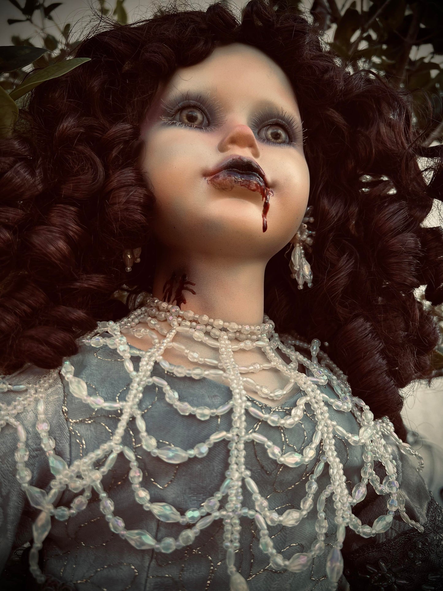 Meet Vanessa 33" Doll Porcelain Witchy Creepy Haunted Spirit Infected Scary Poltergeist Spooky Vampire Possessed Fall Gothic Positive Energy