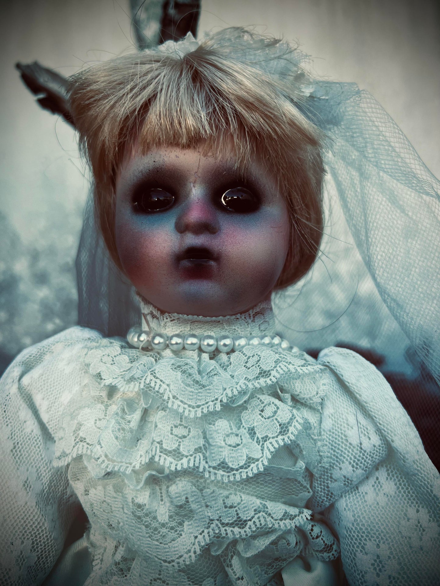 Meet Erma 16" Doll Porcelain Deadly Undead Bride Witchy Creepy Haunted Spirit Infected Scary Poltergeist Spooky Zombie Possessed Gothic