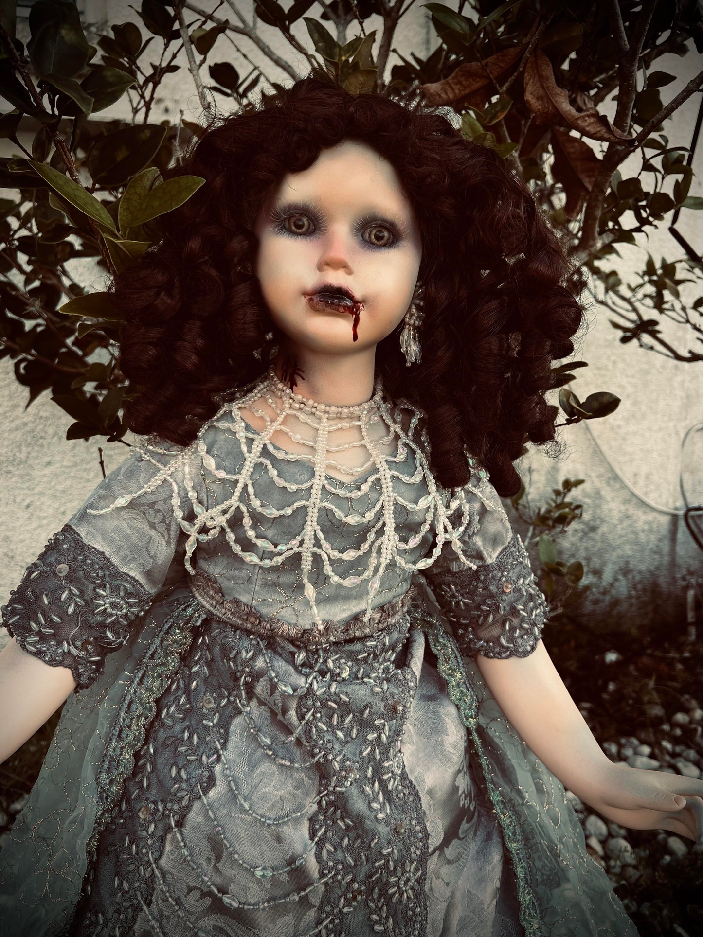 Meet Vanessa 33" Doll Porcelain Witchy Creepy Haunted Spirit Infected Scary Poltergeist Spooky Vampire Possessed Fall Gothic Positive Energy