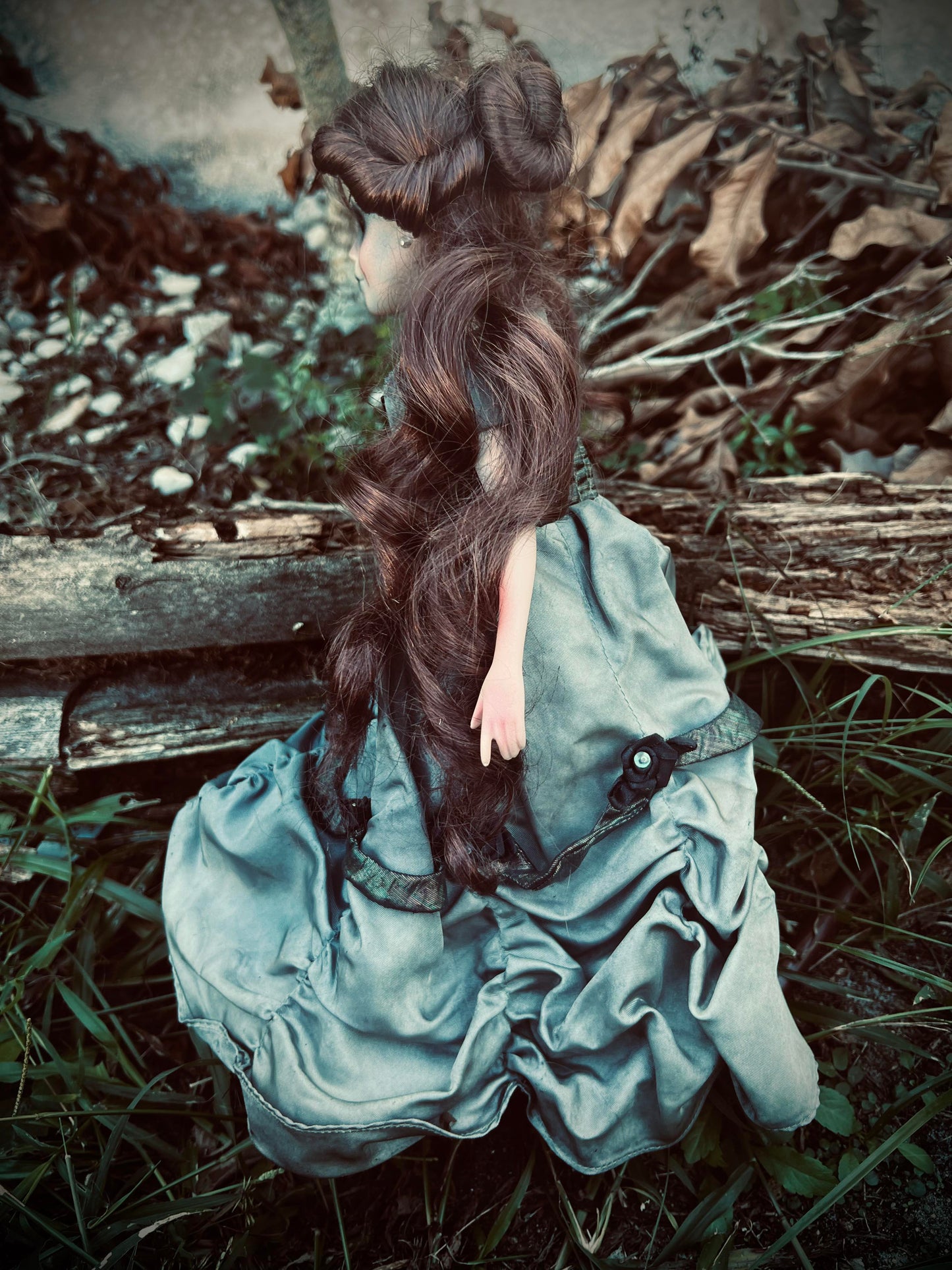 Meet Evalyn 14" Doll Porcelain Witchy Creepy Haunted Spirit Scary Fairytale Nightmare Spooky Zombie Possessed Gothic Positive Energy