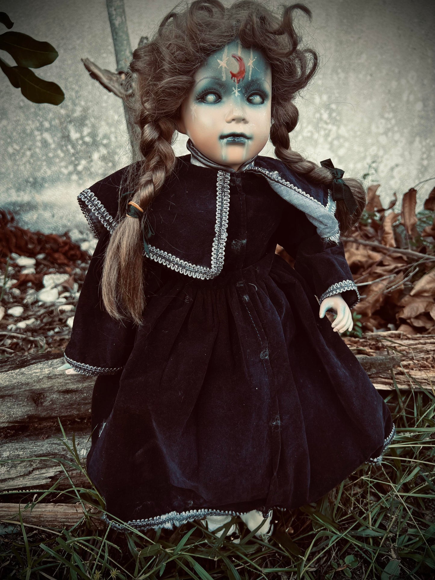 Meet Judith 19" Doll Porcelain Witchy Creepy Haunted Spirit Infected Scary Poltergeist Spooky Possessed Fall Gothic Positive Energy Coven